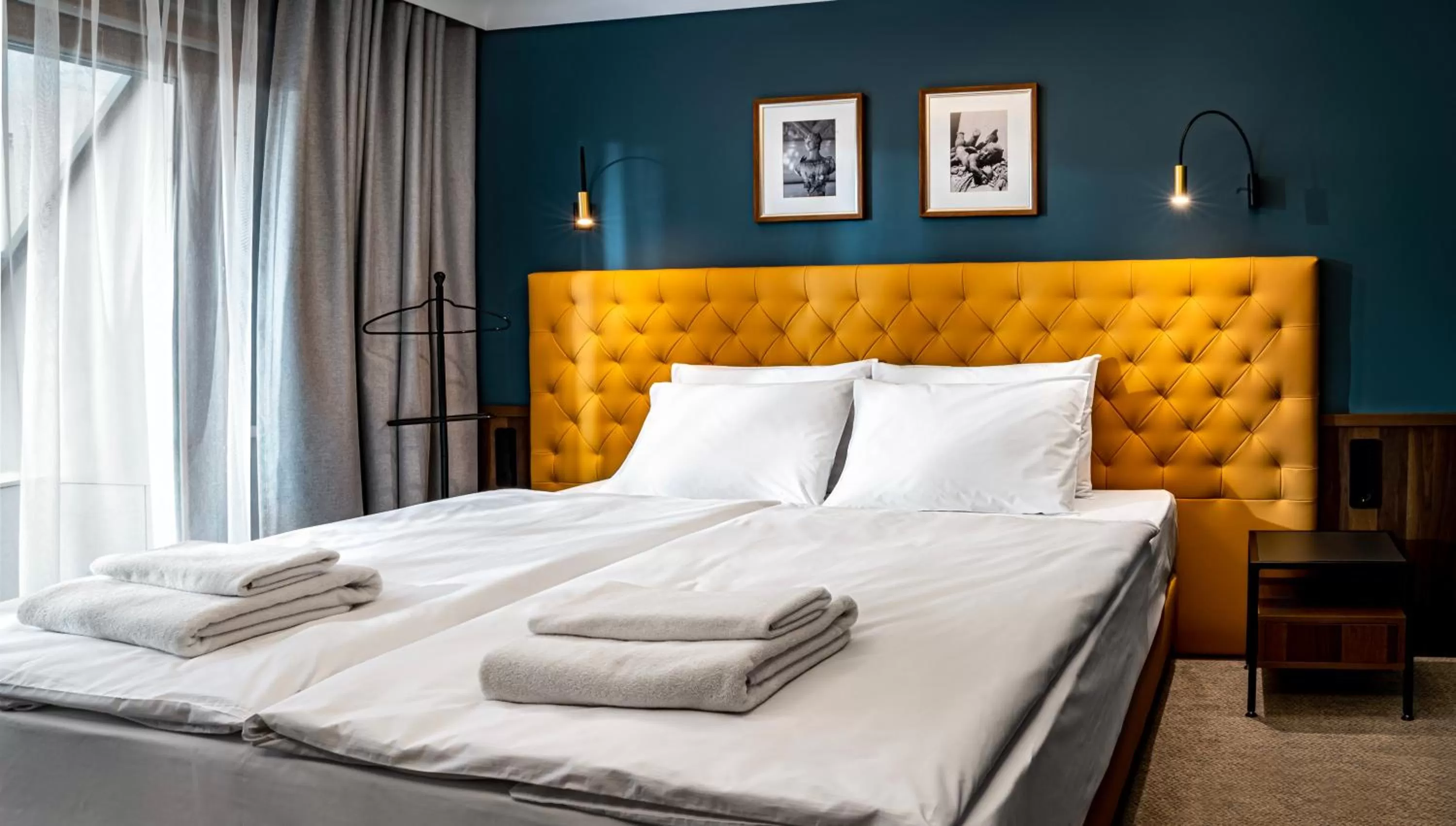 Bed in Palatinus Boutique Hotel