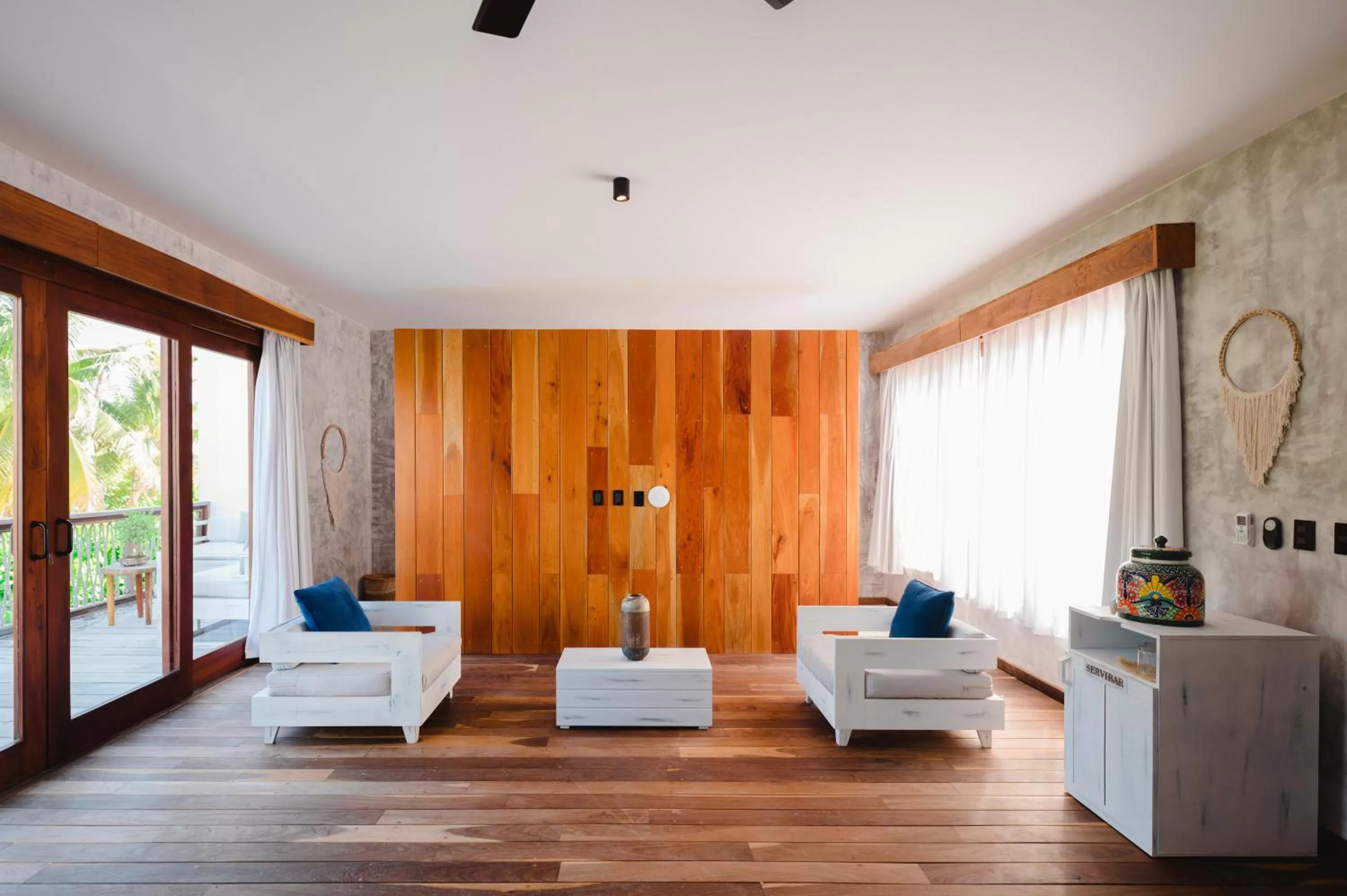 Living room in Kai Tulum