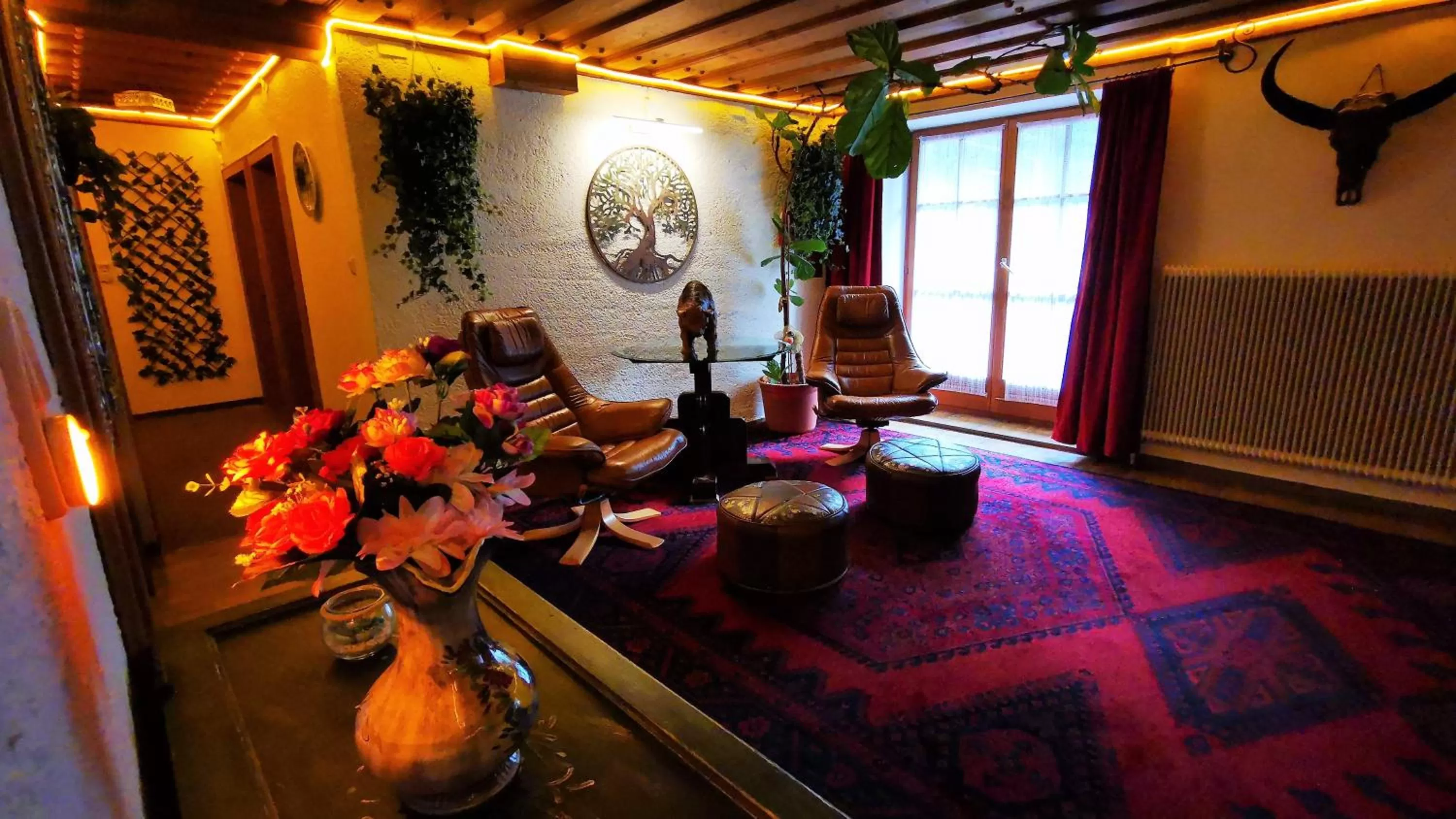 Seating area in Gasthof Geronimo