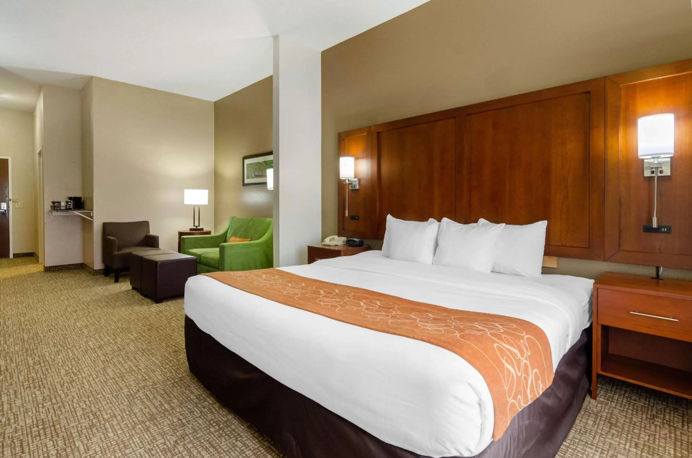 King Suite with Roll in Shower - Accessible/Non-Smoking in Comfort Suites Abingdon I-81