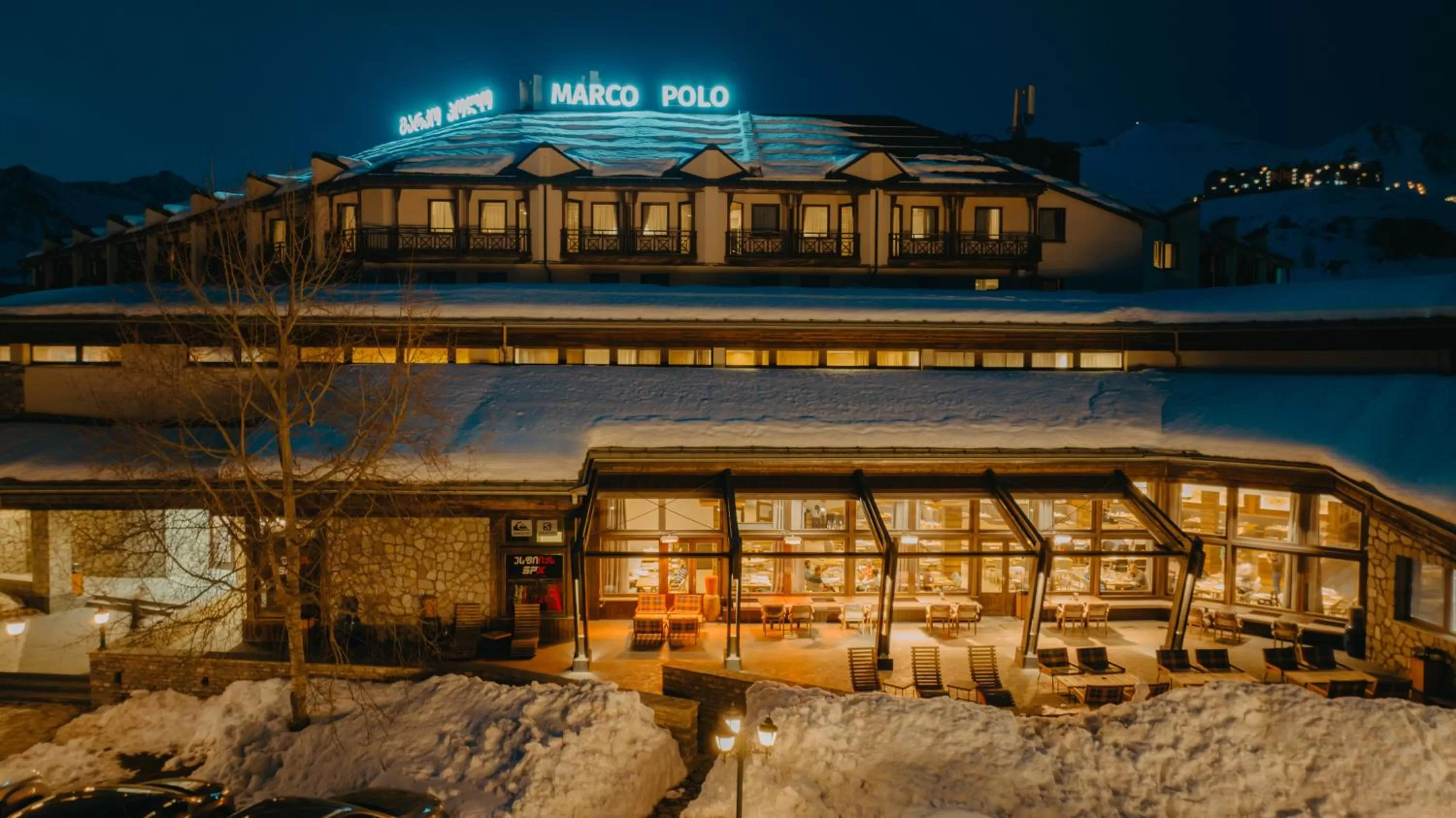Property building in Marco Polo Hotel Gudauri