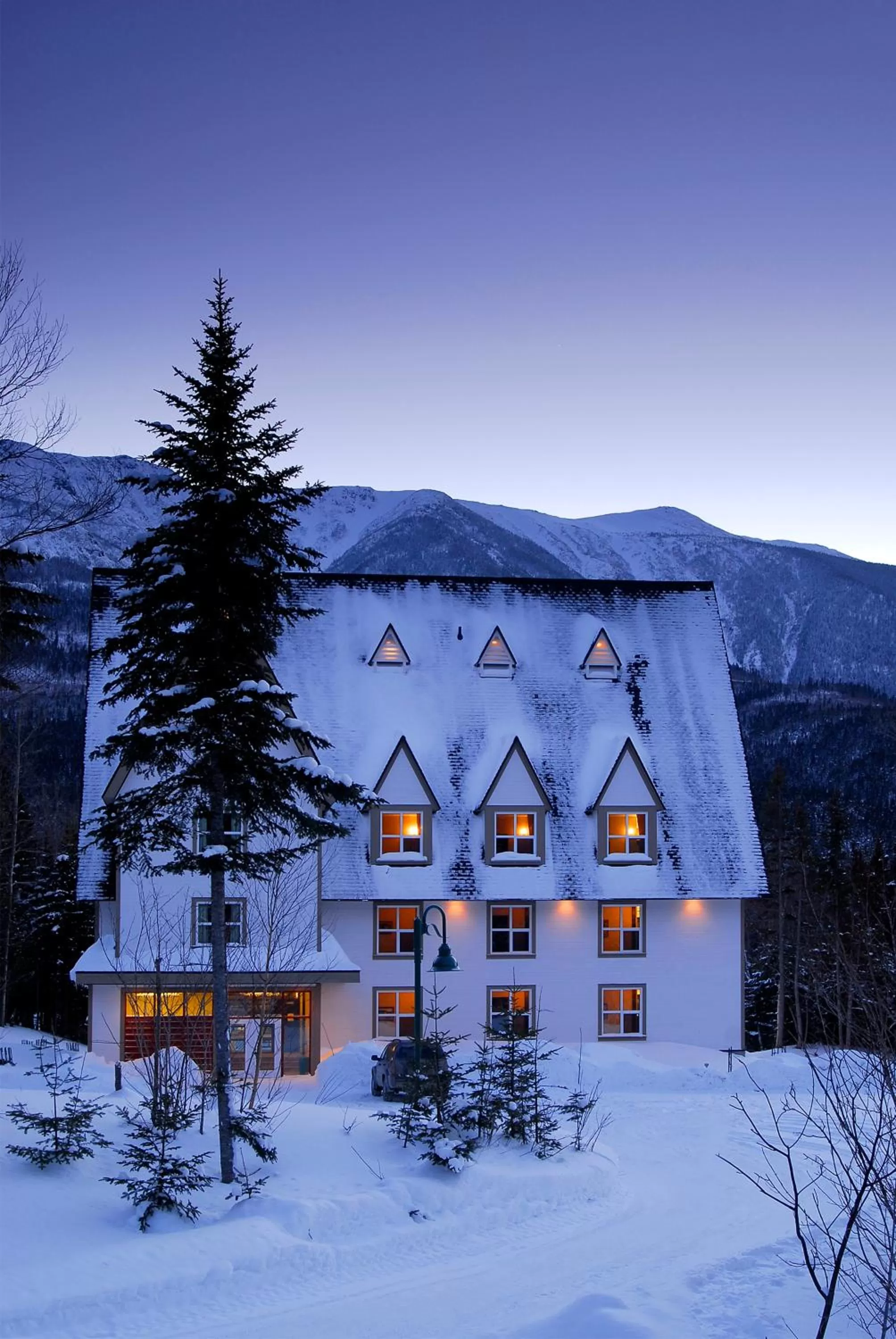Mountain view in Gîte du Mont-Albert - Sepaq