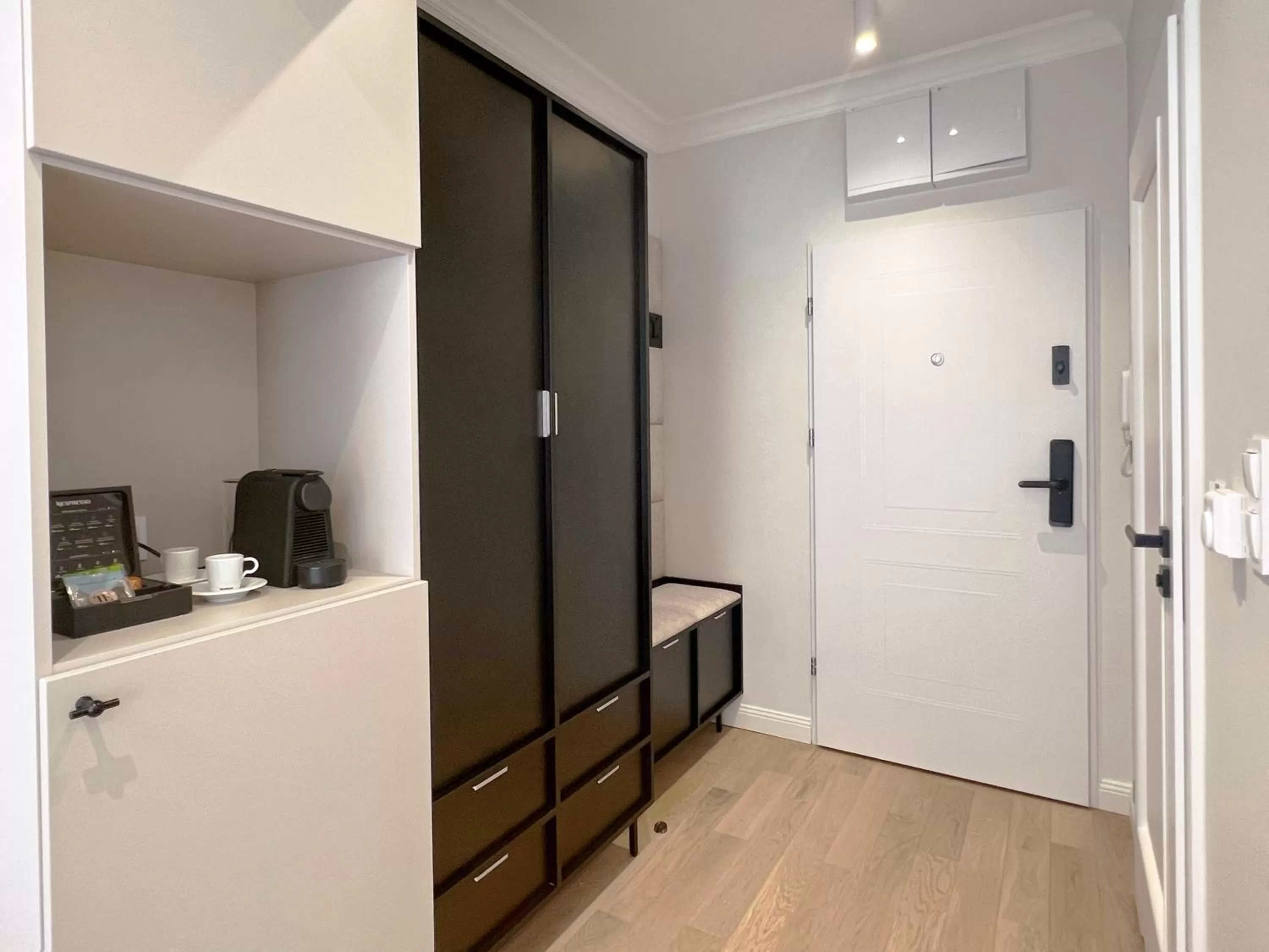 Coffee/tea facilities in Kurkowa Apartments