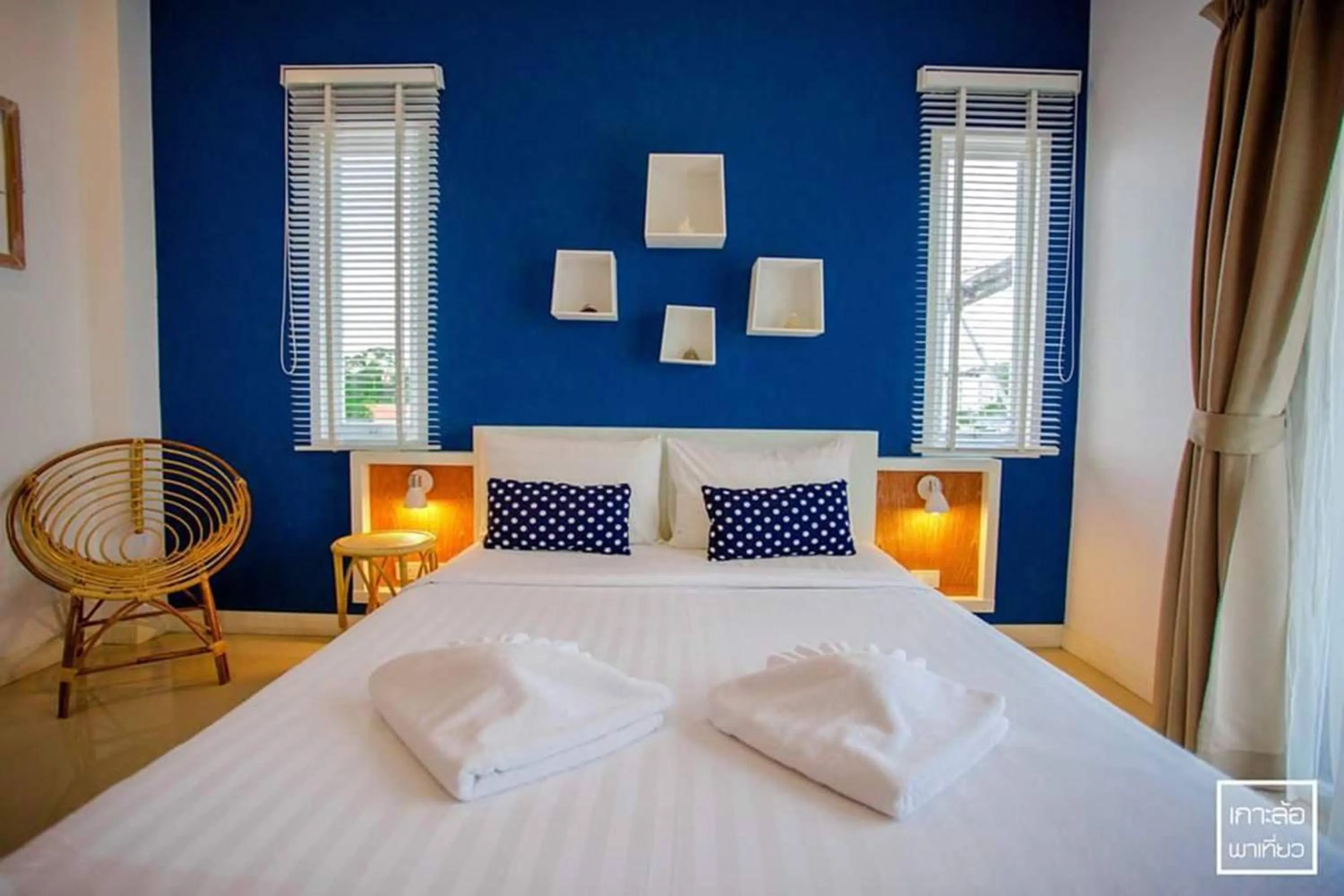 Bed in Chill House at Naiyang