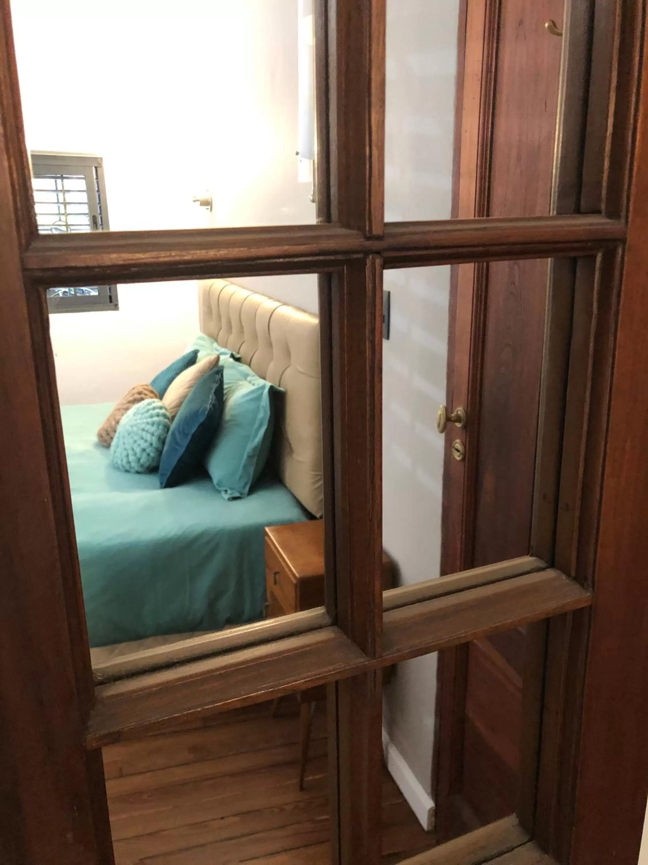 Decorative detail, Bed in Le Petit Palais