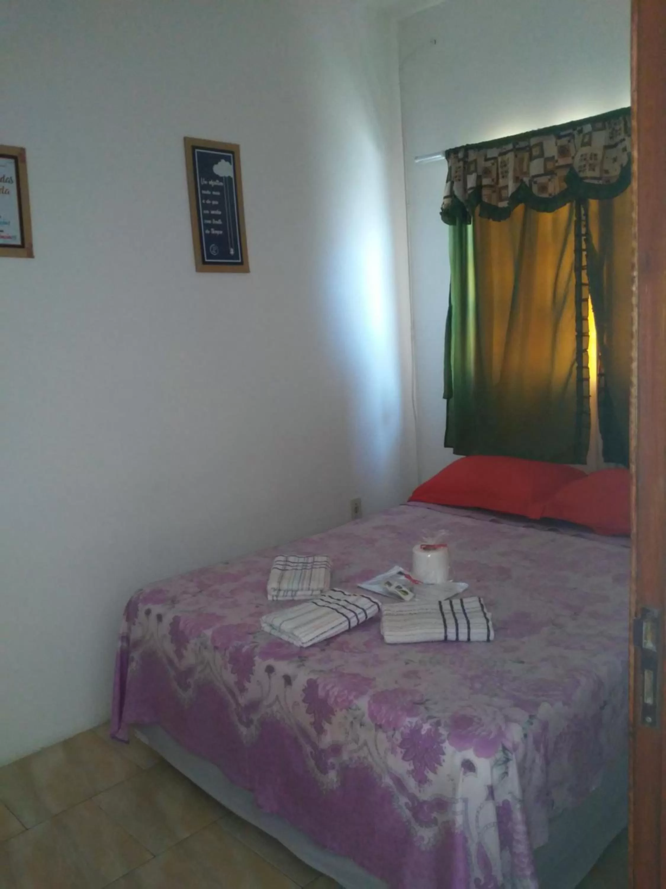 Bed in Pousada Ilha Margarita