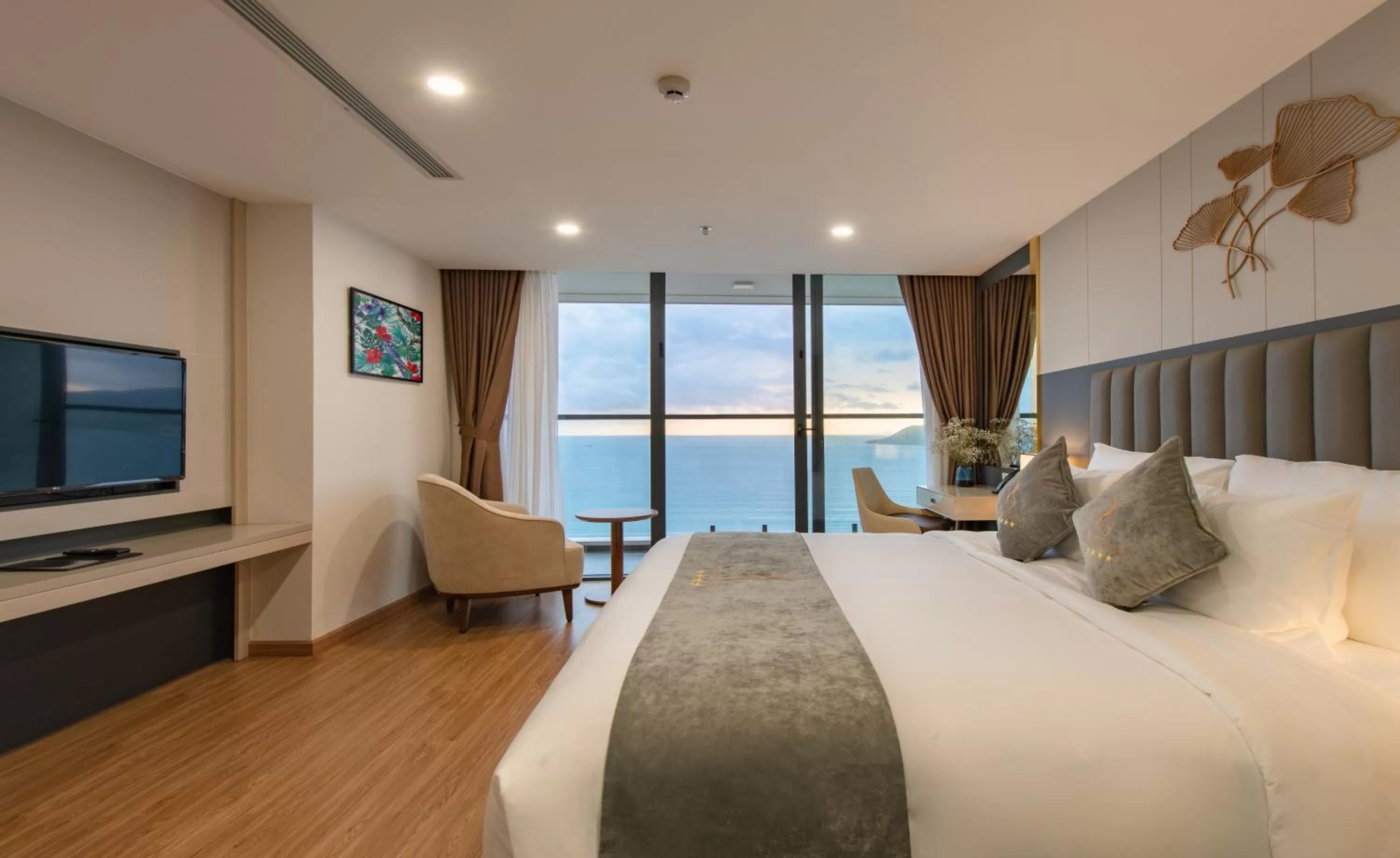 Photo of the whole room, Bed in Grand Gosia Hotel