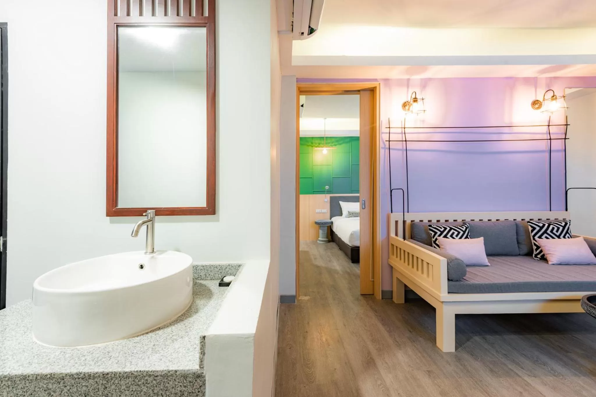 Bed in Luck Thai Hotel