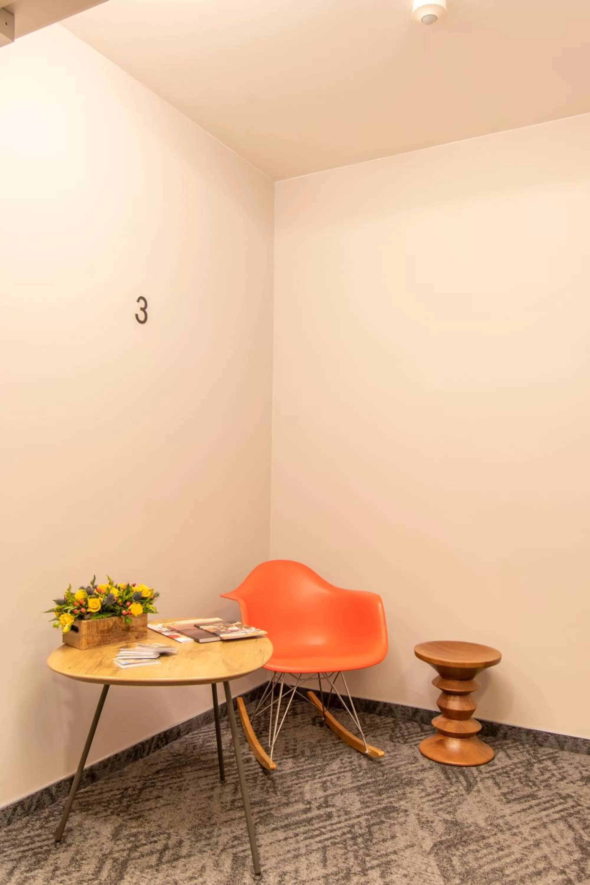 Seating area in ibis De Panne