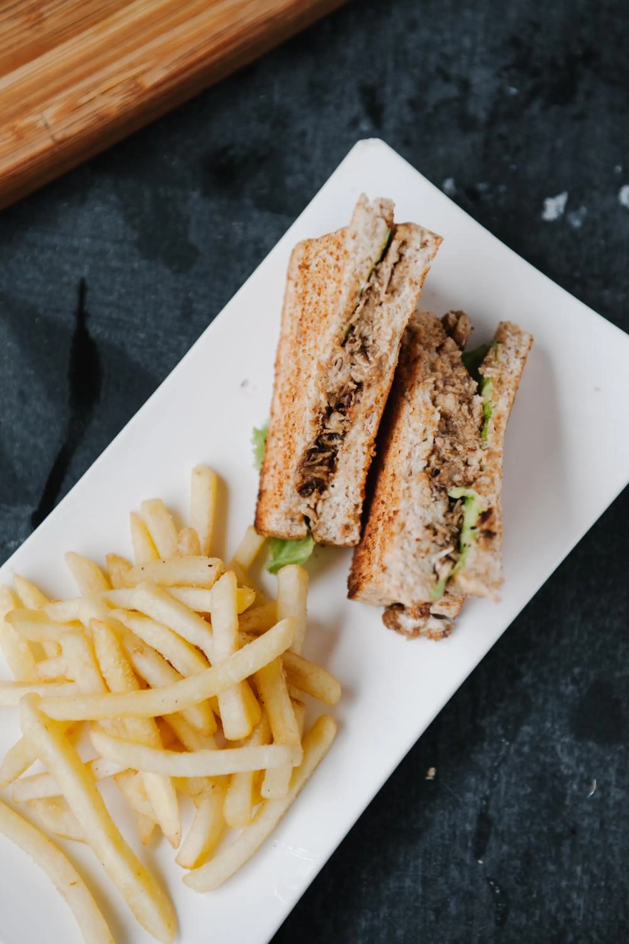 Food close-up in Z Hostel