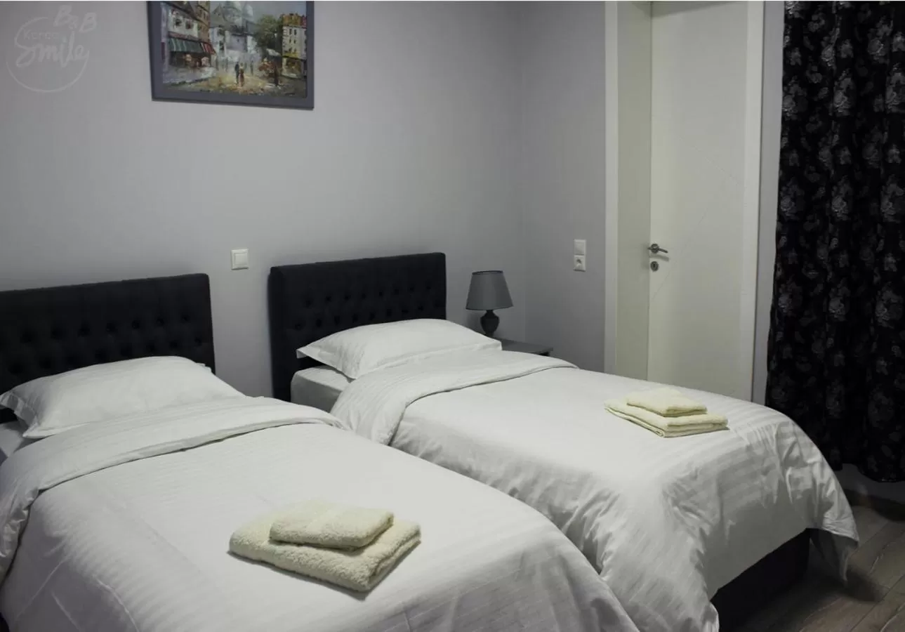 Photo of the whole room, Bed in KorcaSmileHotel