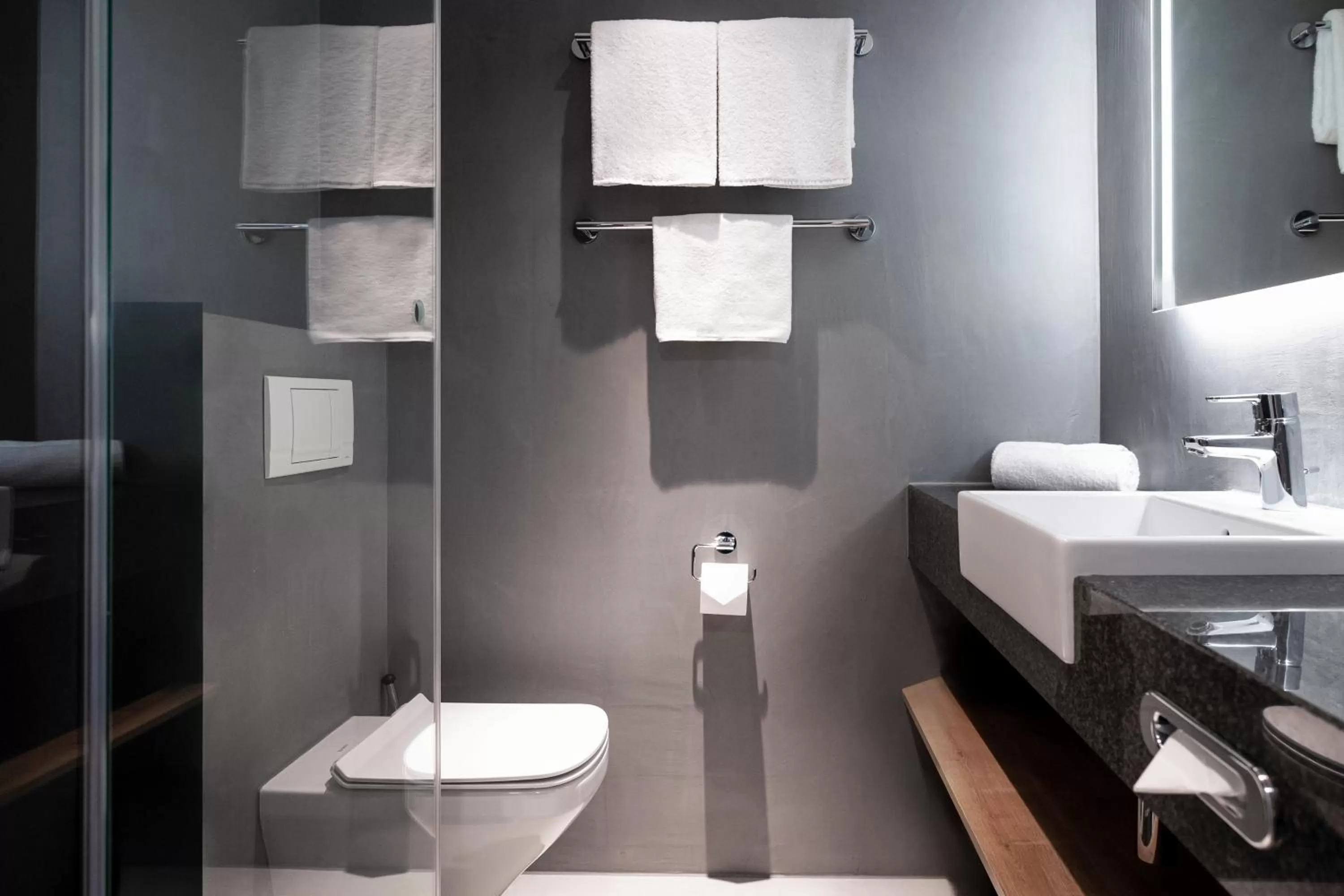 Toilet in IntercityHotel Wien