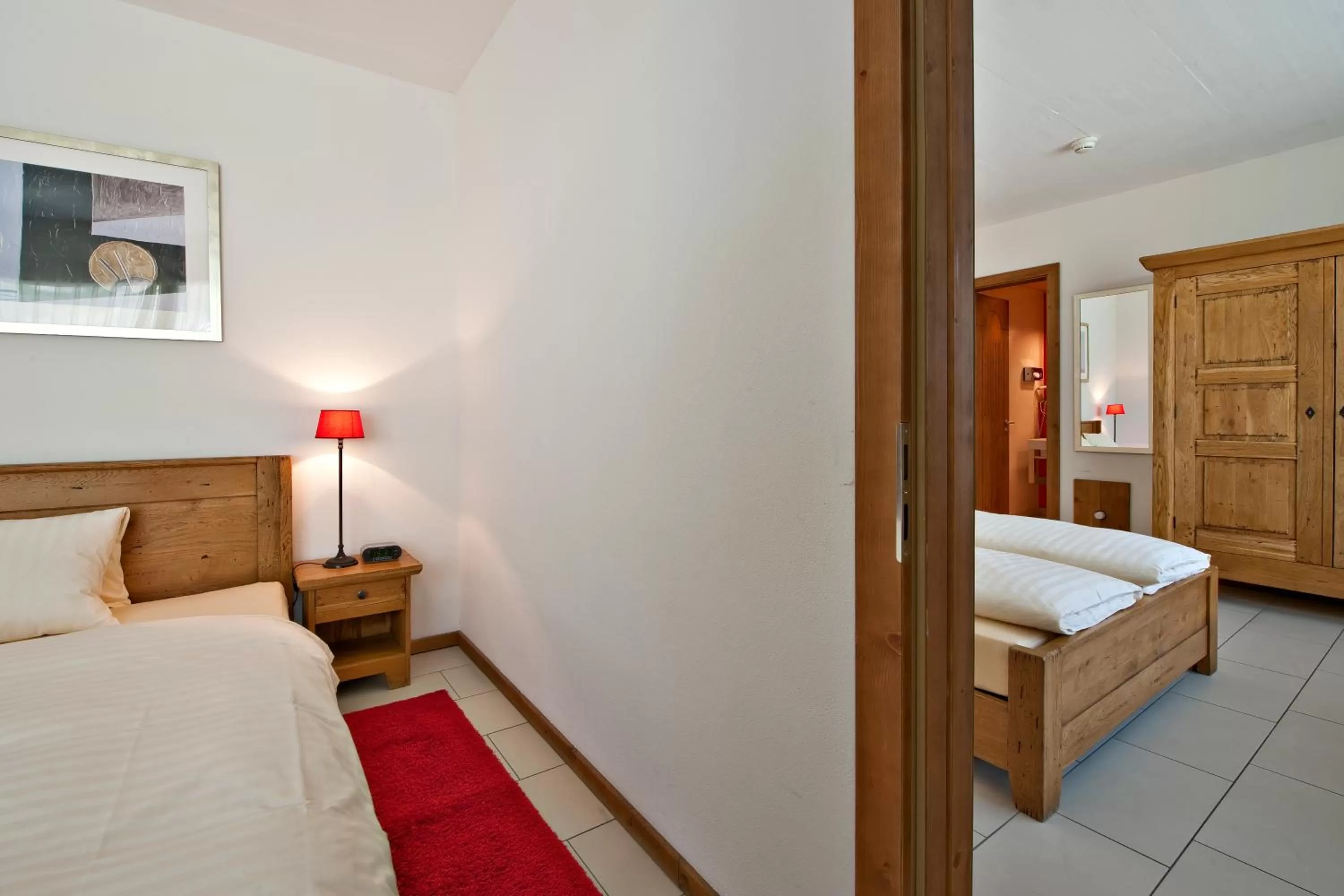 Bed in Hotel Station