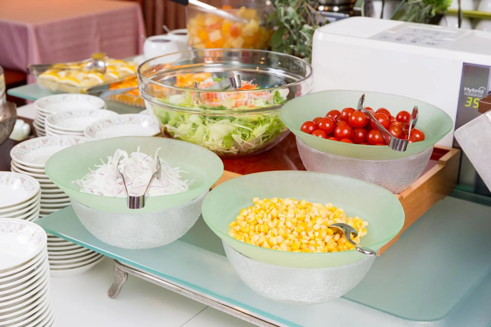 Buffet breakfast in Narita Airport Rest House