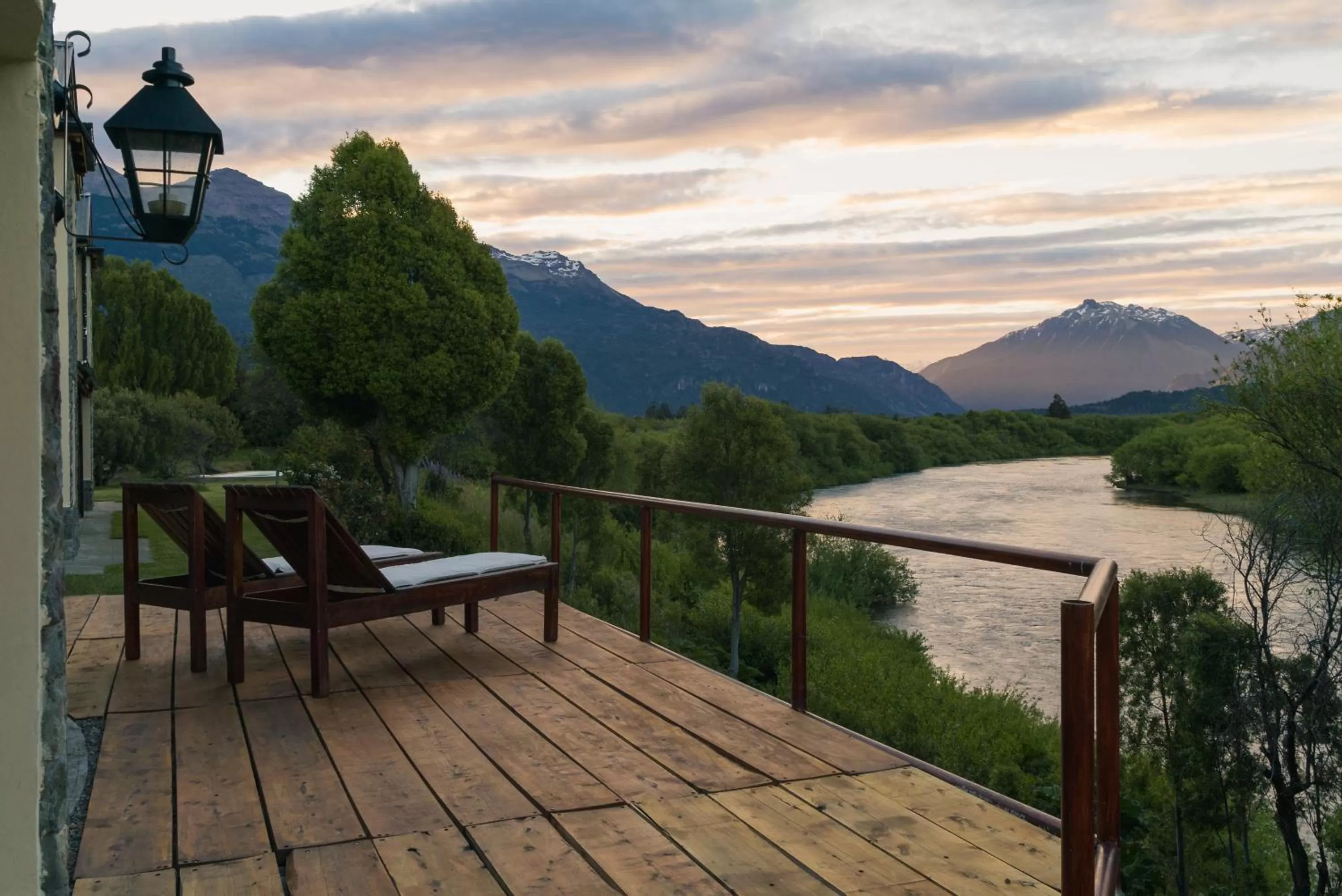 Patio in Challhuaquen Lodge
