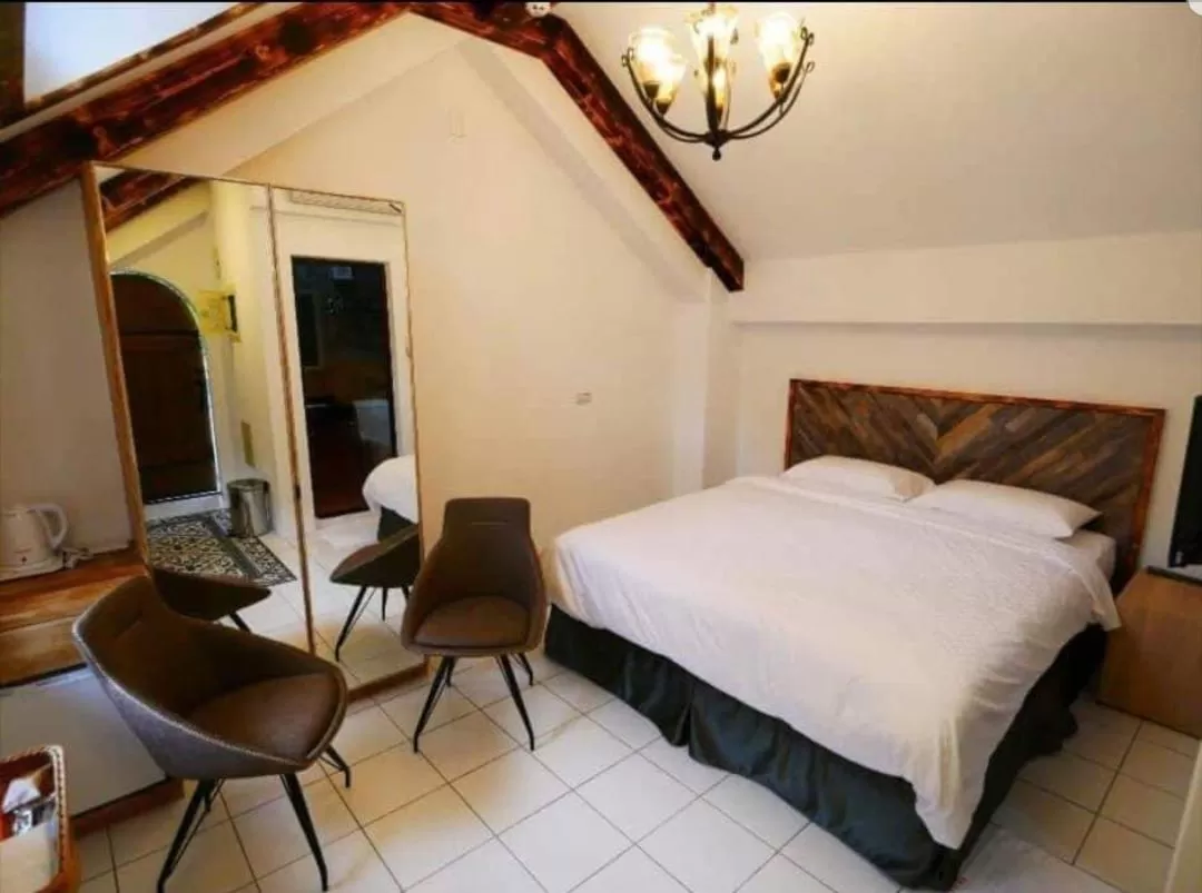 Bed in Mushroom Forest Guesthouse Camping Site