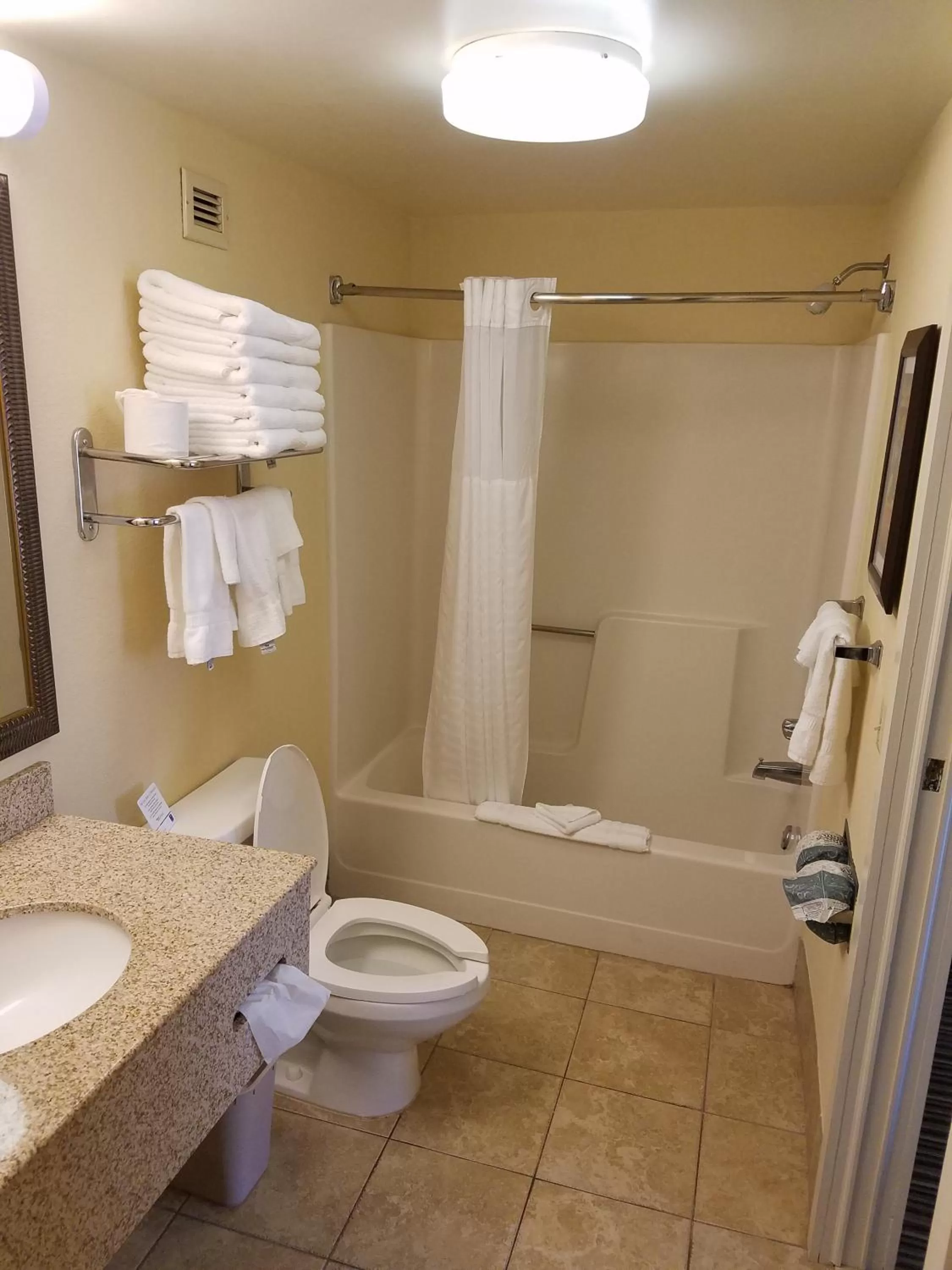 Bathroom in Comfort Inn Hummelstown near the Park - Hershey