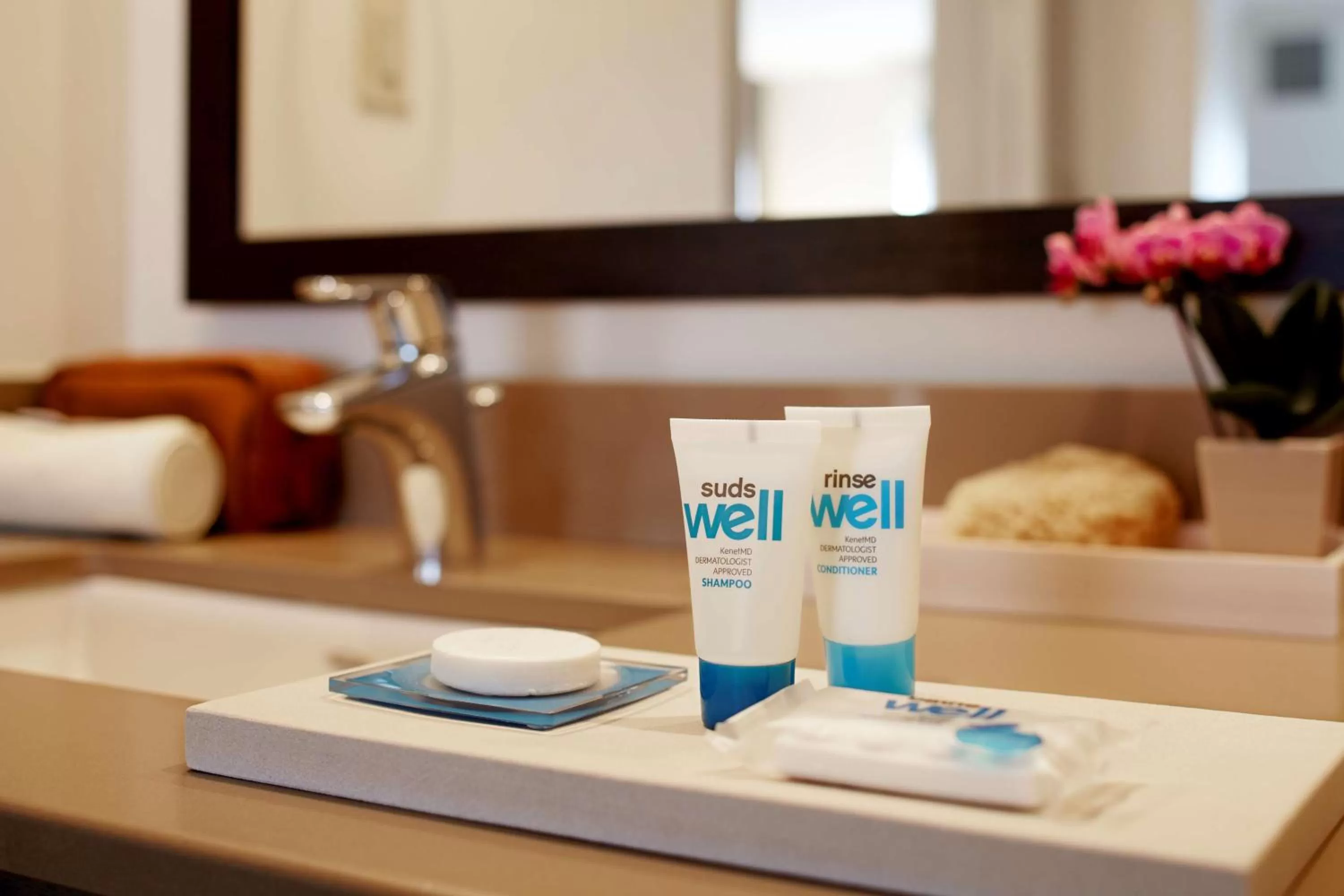 Bathroom in Hyatt House Indianapolis Fishers