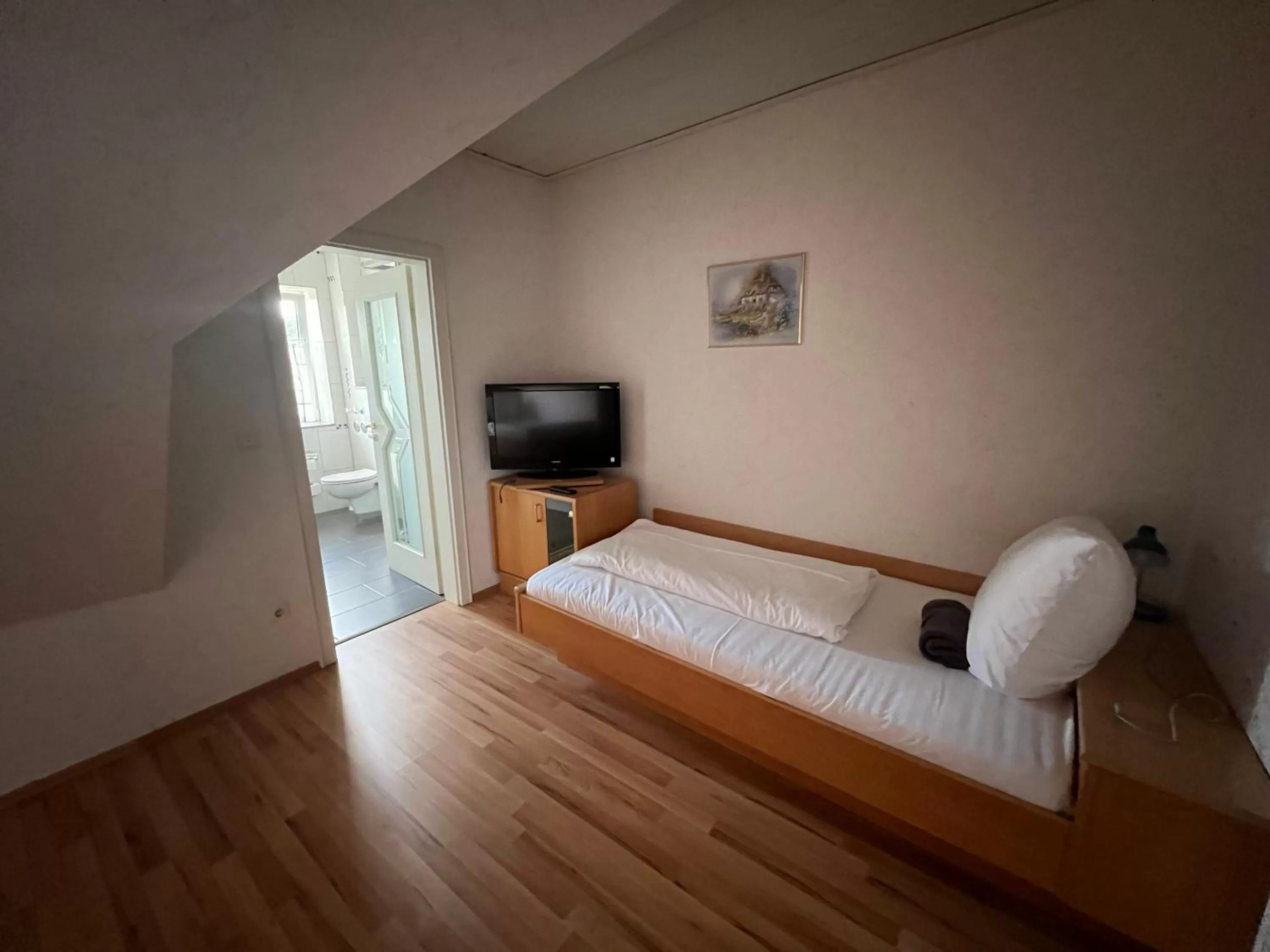 Bed in Hotel Rehkitz