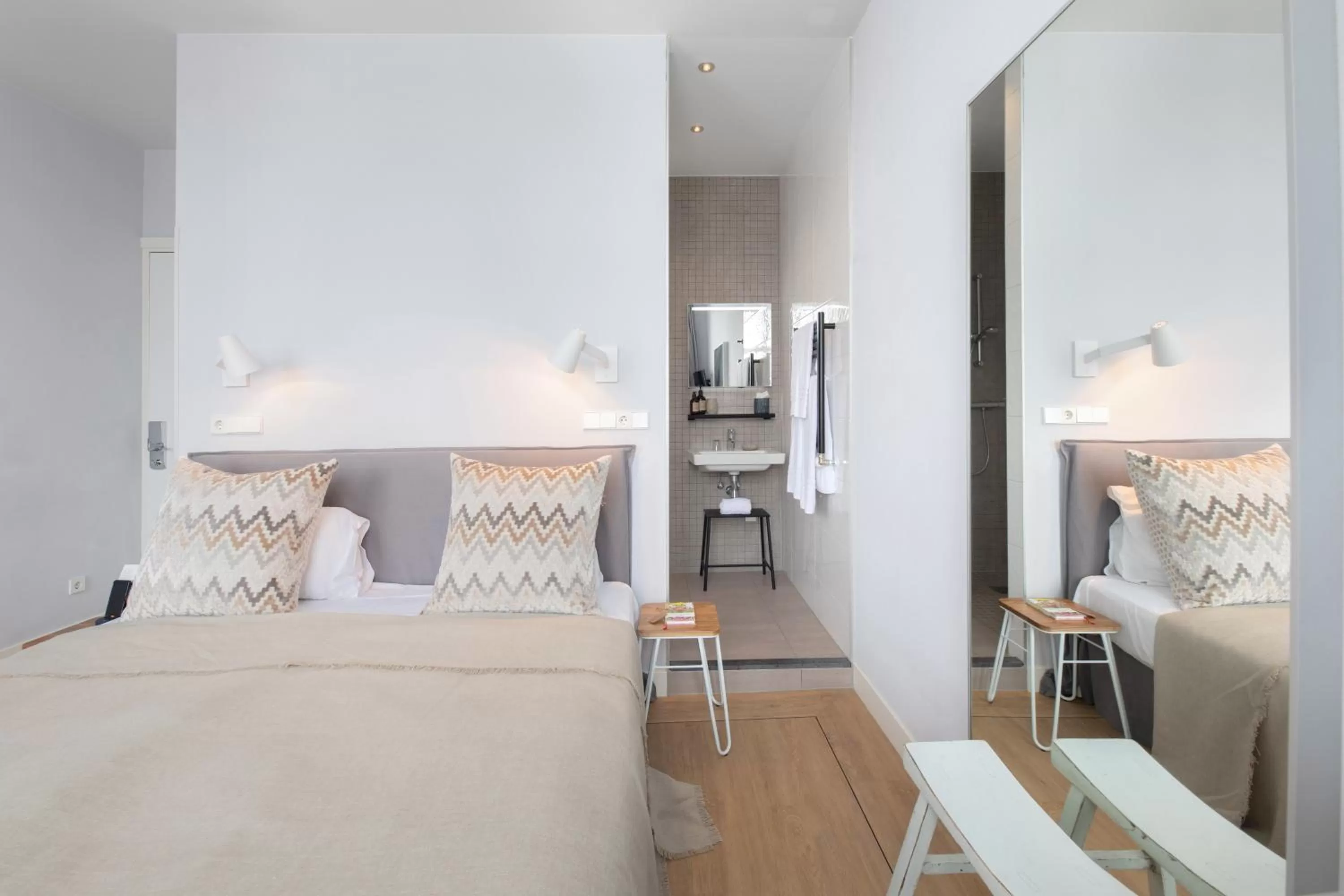 Bed in Stadsvilla Hotel Mozaic Den Haag