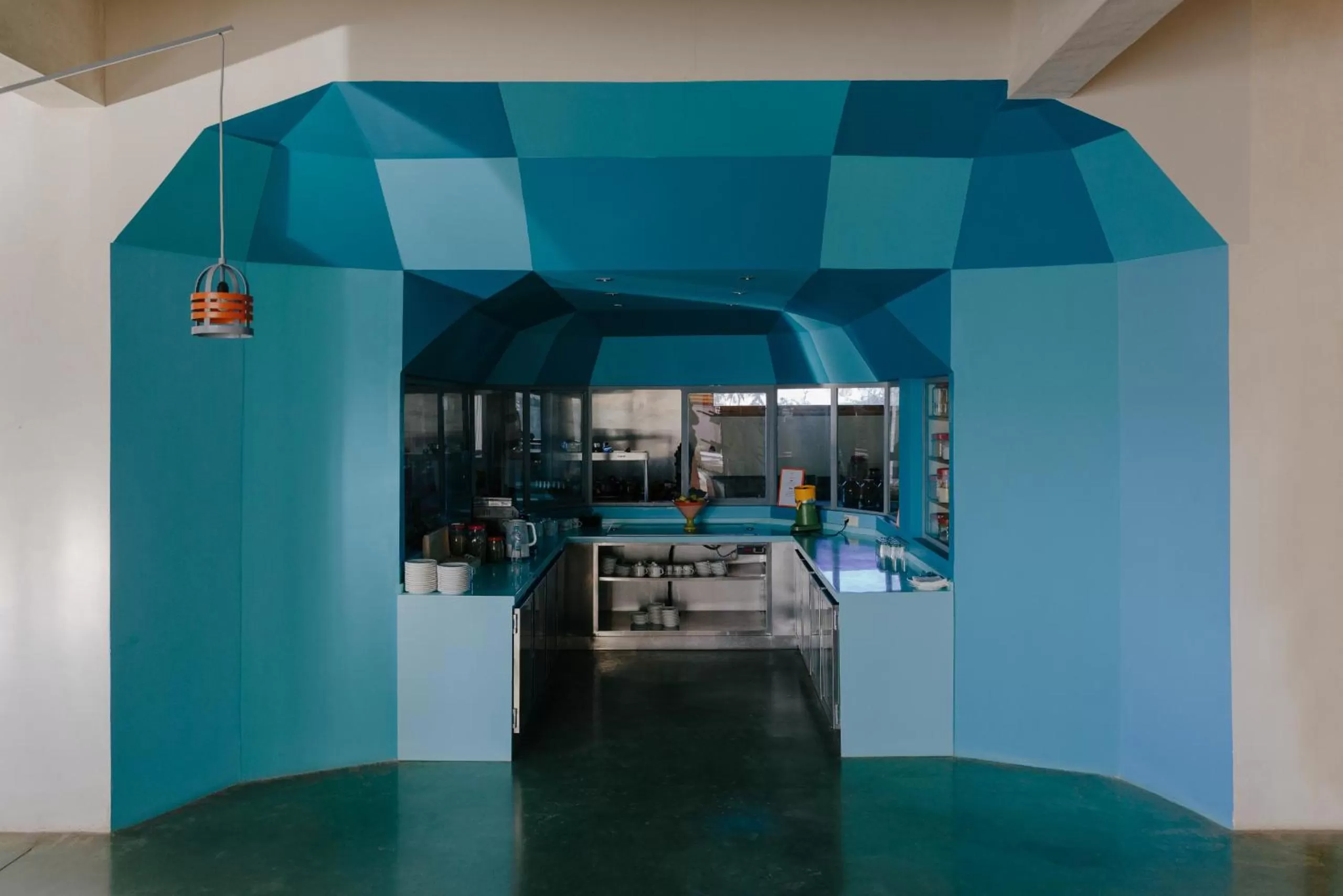 Kitchen or kitchenette in Hotel Dar Hi