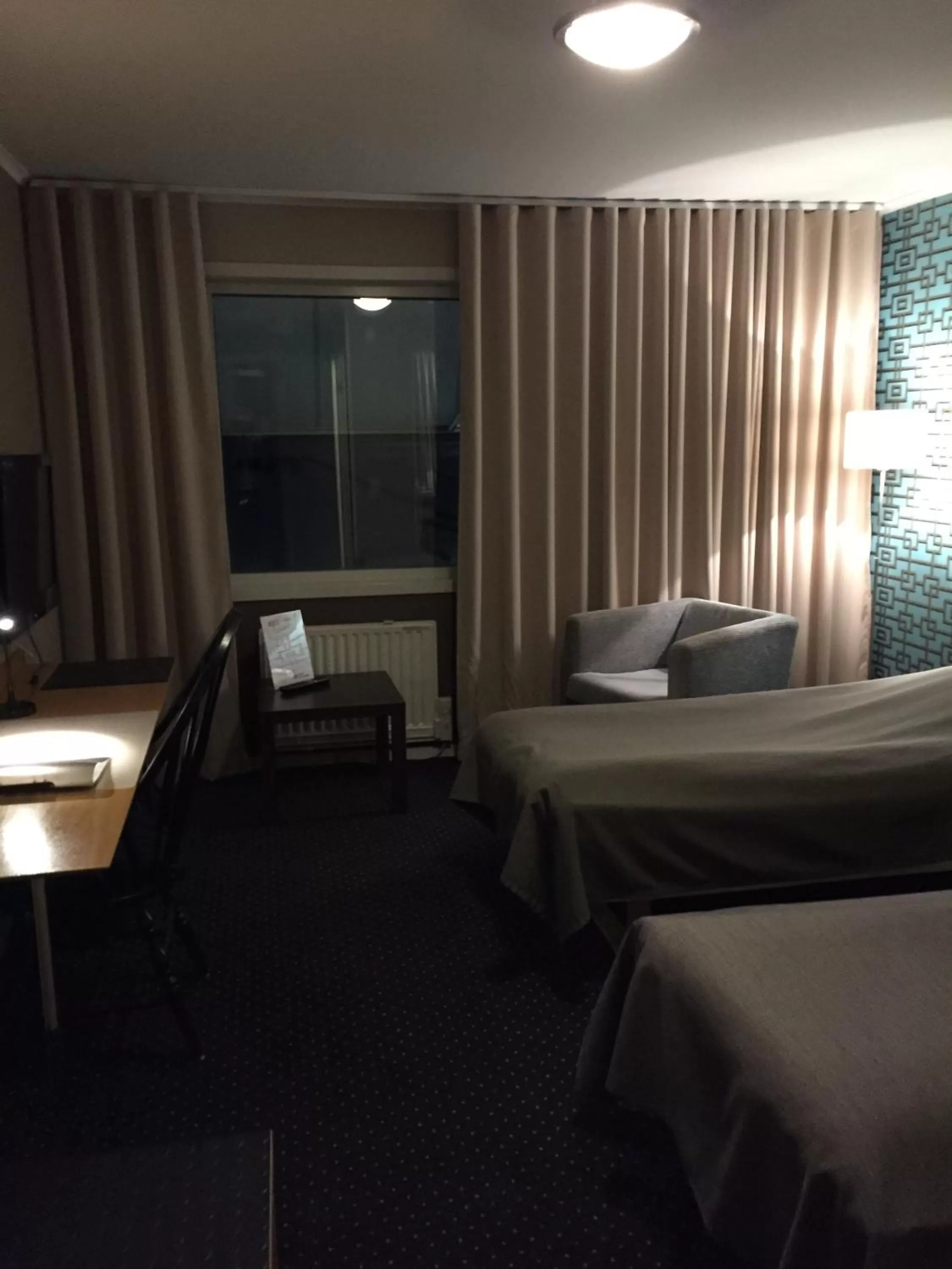 Bedroom, Bed in Hotell Entré Norr