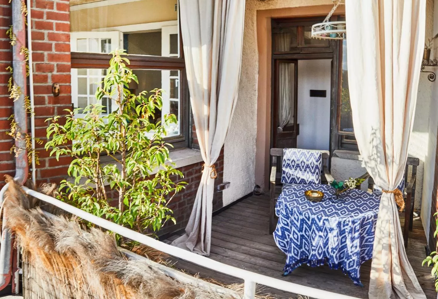 Balcony/Terrace in Liegen;schaft Guesthouse