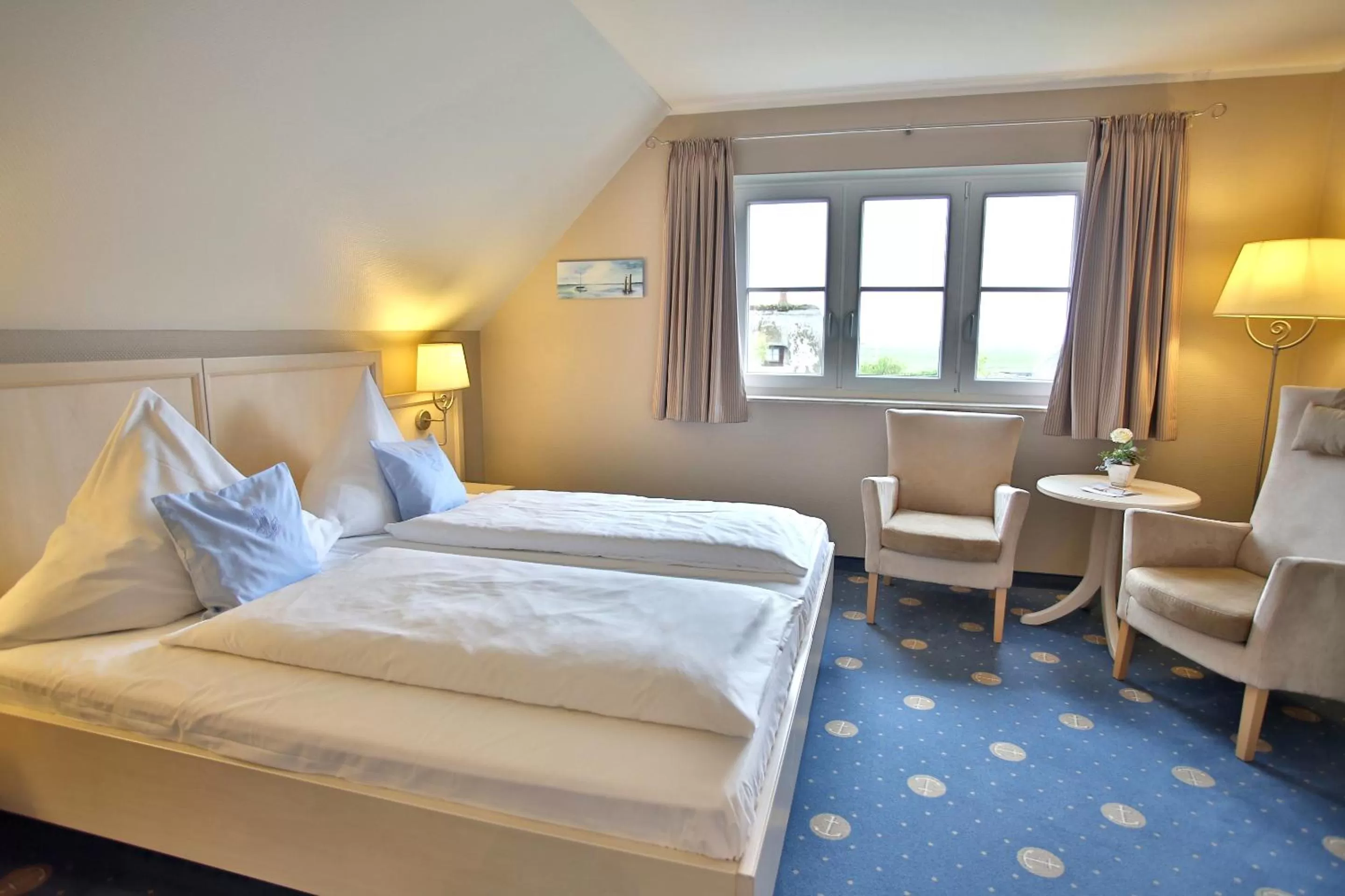 Bedroom in Anker's Hörn - Hotel & Restaurant auf der Hallig Langeness