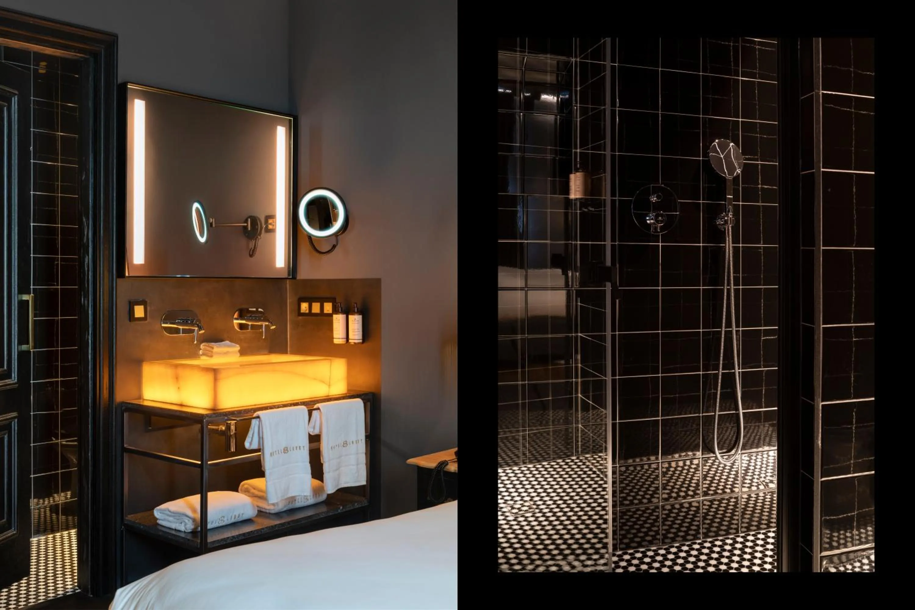 Bathroom in Hotel Lobby