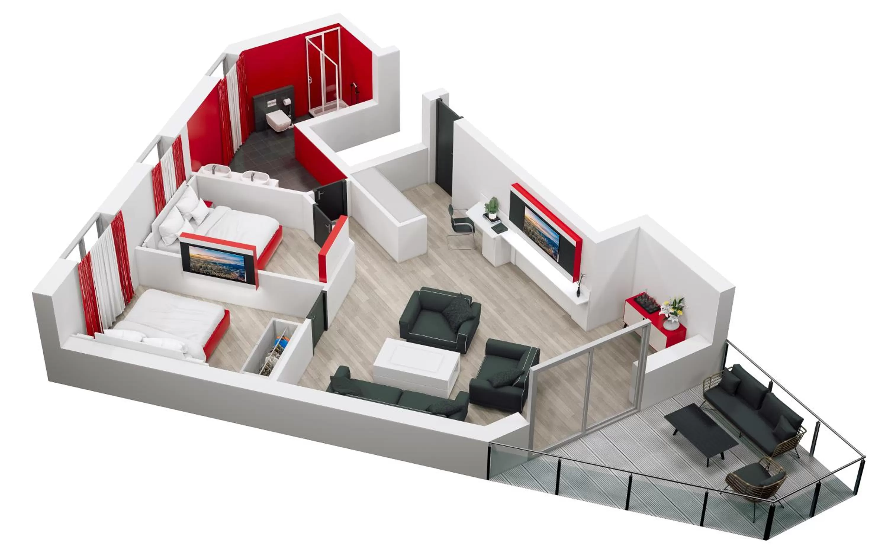 Photo of the whole room in Hotel Andante Rust