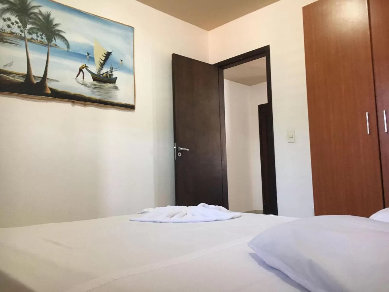 Bed in Pousada Beija Flor