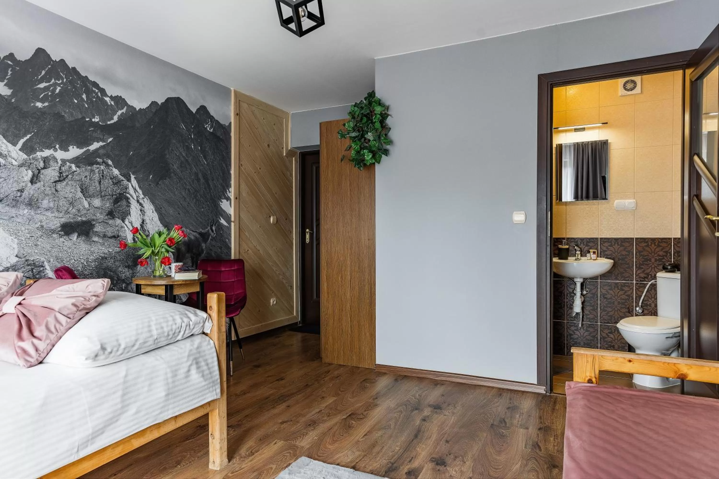 Bed in Pokoje Gościnne U Małgorzaty Jacuzzi & Sauna