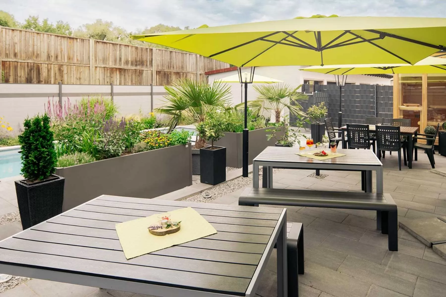 Patio in Hotel Park Cafe Reichl