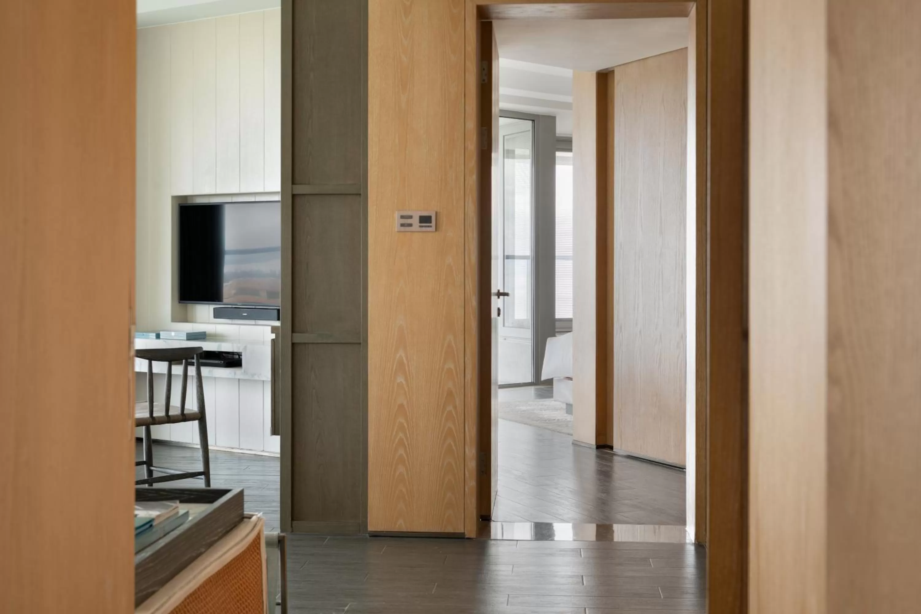 Living room in Rosewood Sanya