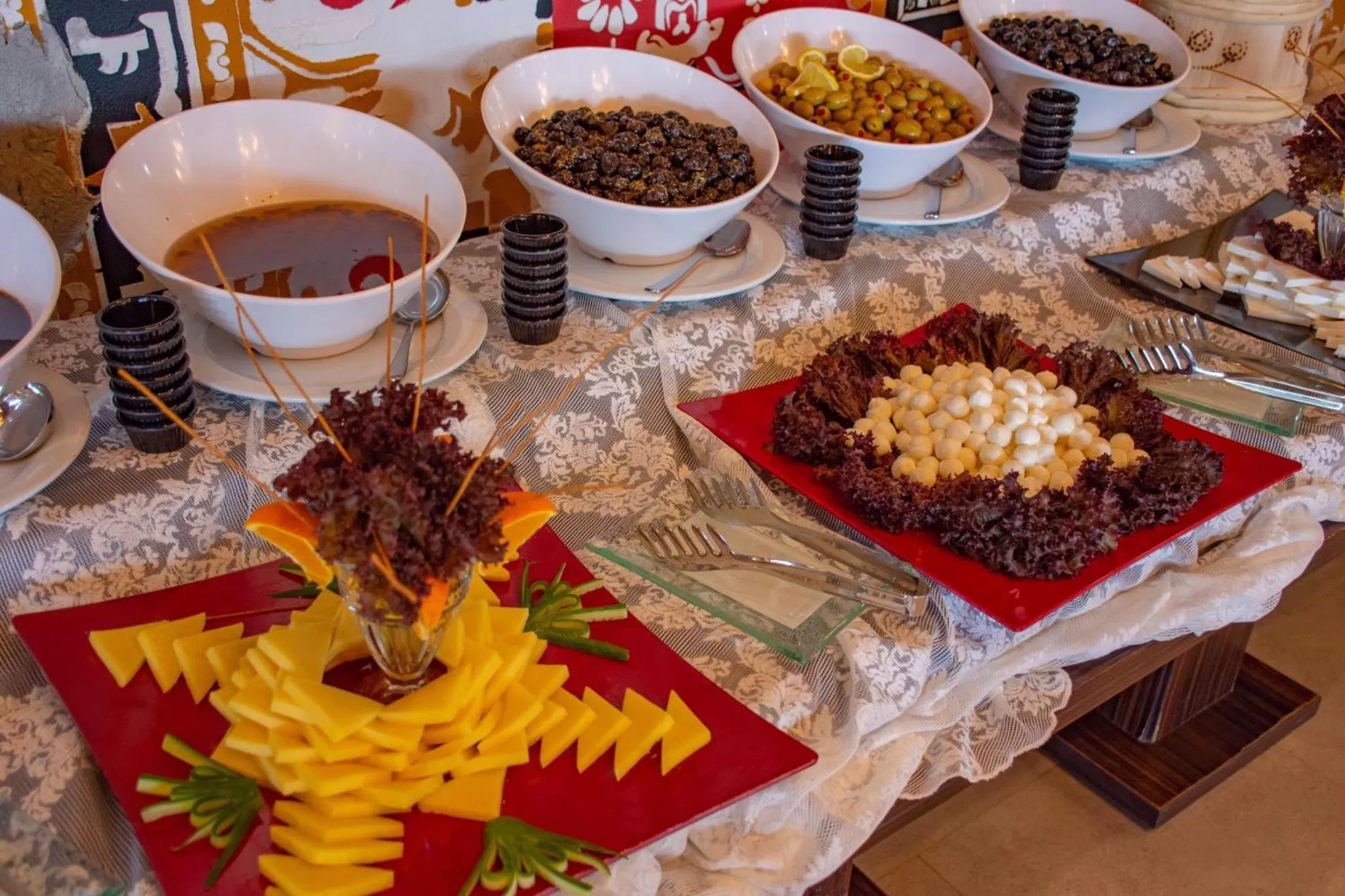 Buffet breakfast in Sandal Otel