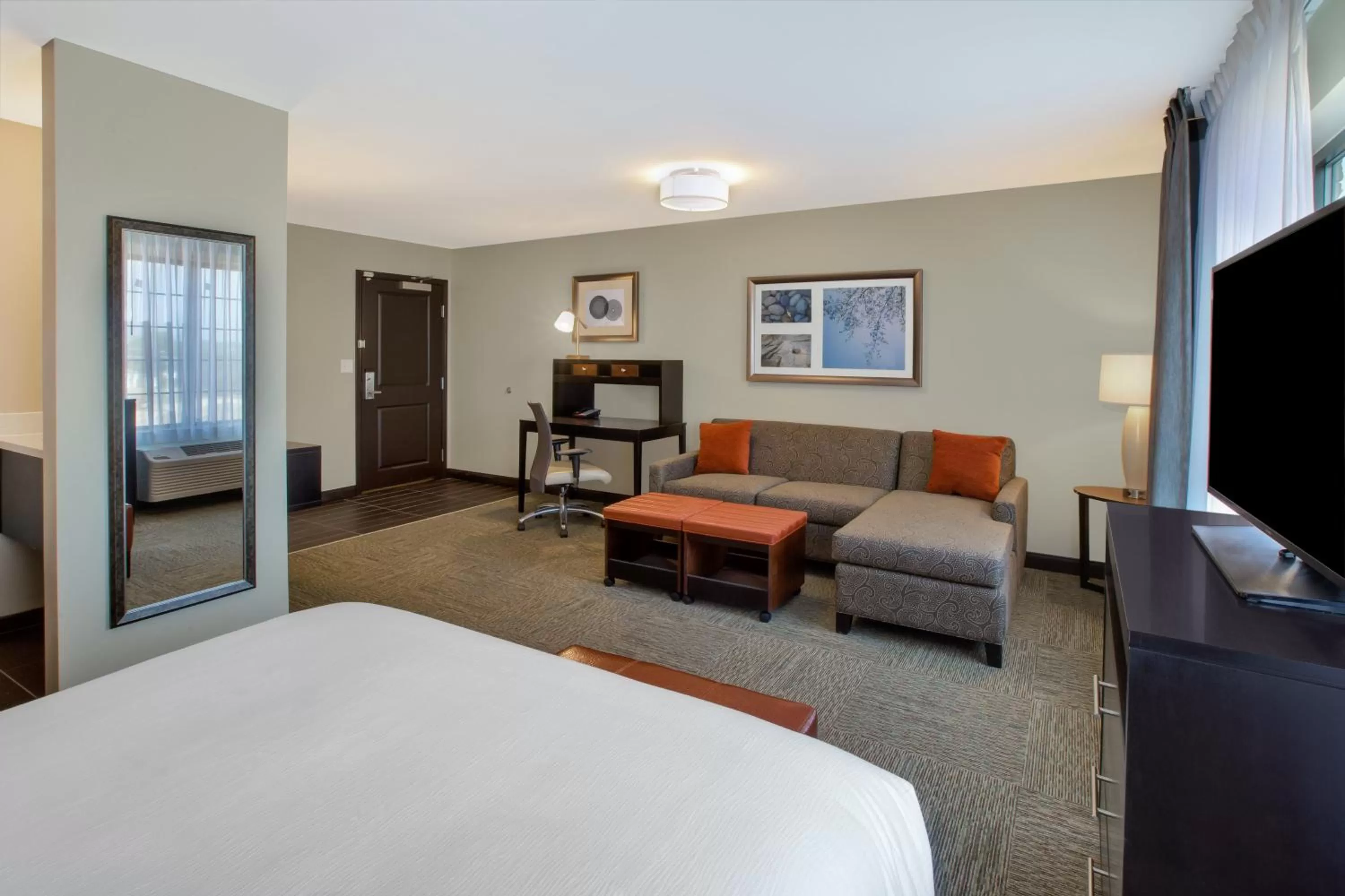 Photo of the whole room, Bed in Staybridge Suites - Benton Harbor-St. Joseph by IHG