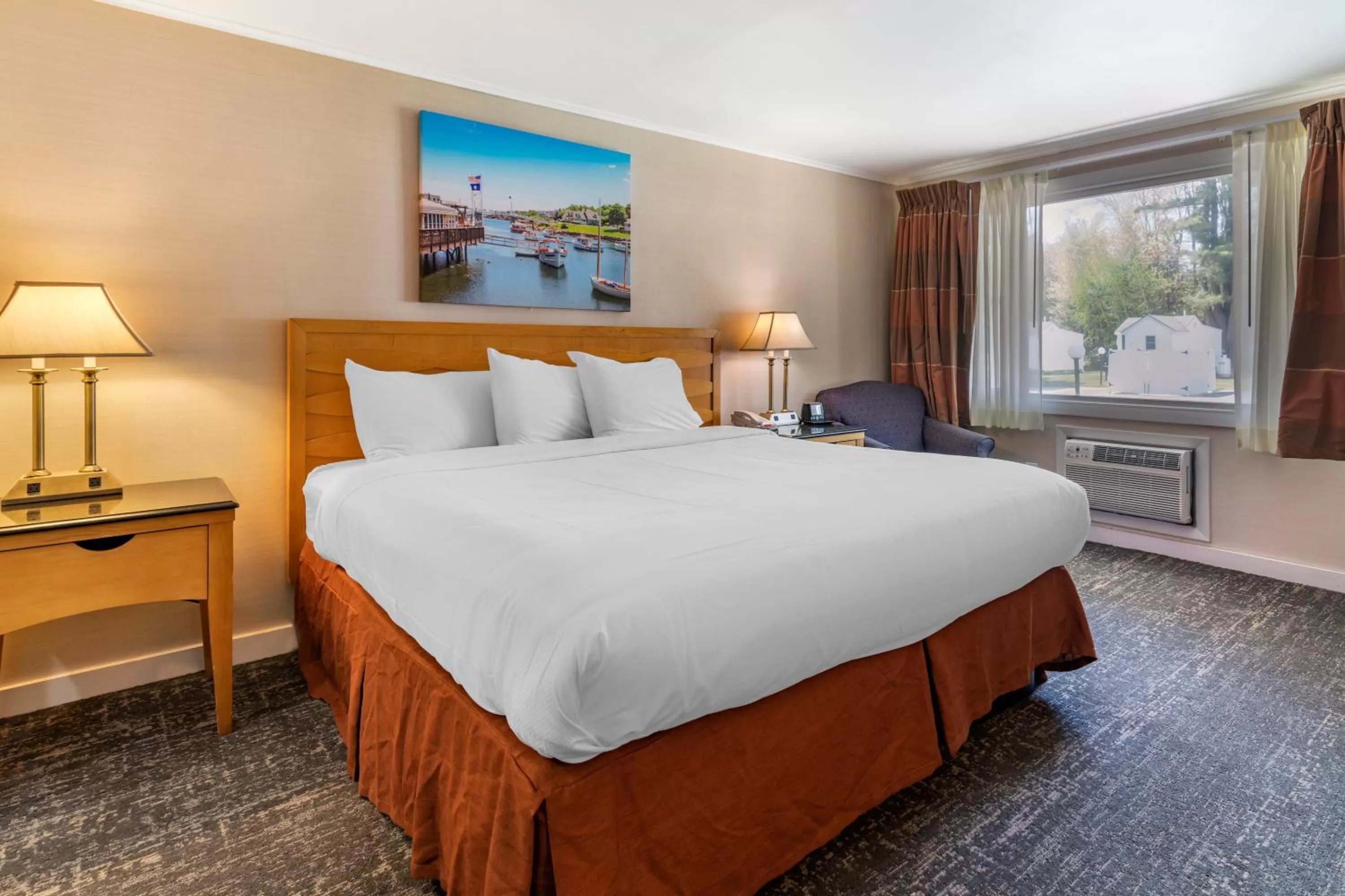 Bed in Anchor Inn and Cottages Wells-Ogunquit