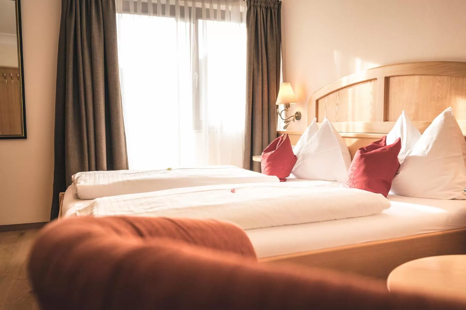 Bedroom, Bed in Hotel Schartner