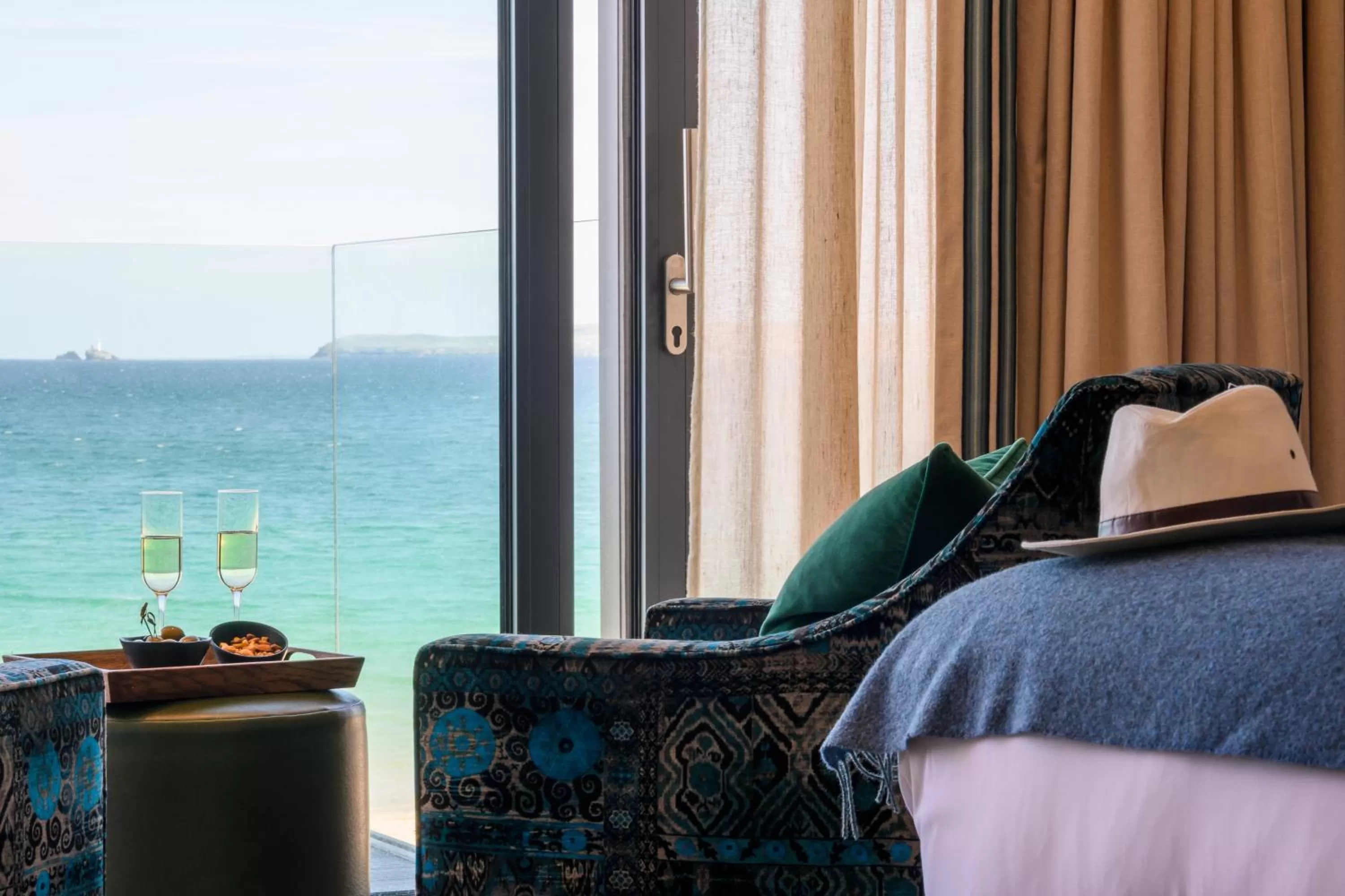 Bed in Carbis Bay and Spa Hotel