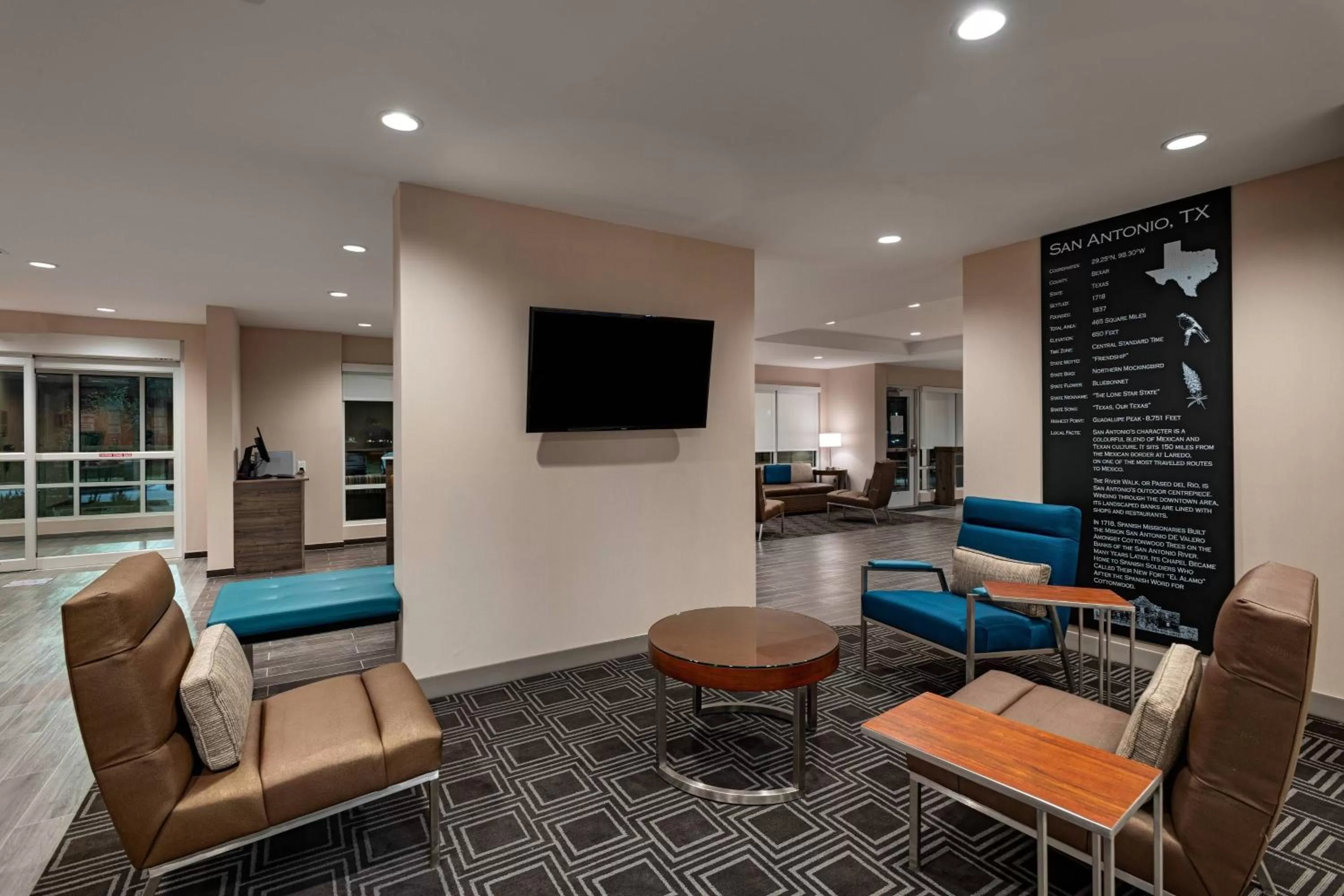 Lobby or reception in TownePlace Suites San Antonio Northwest at The RIM