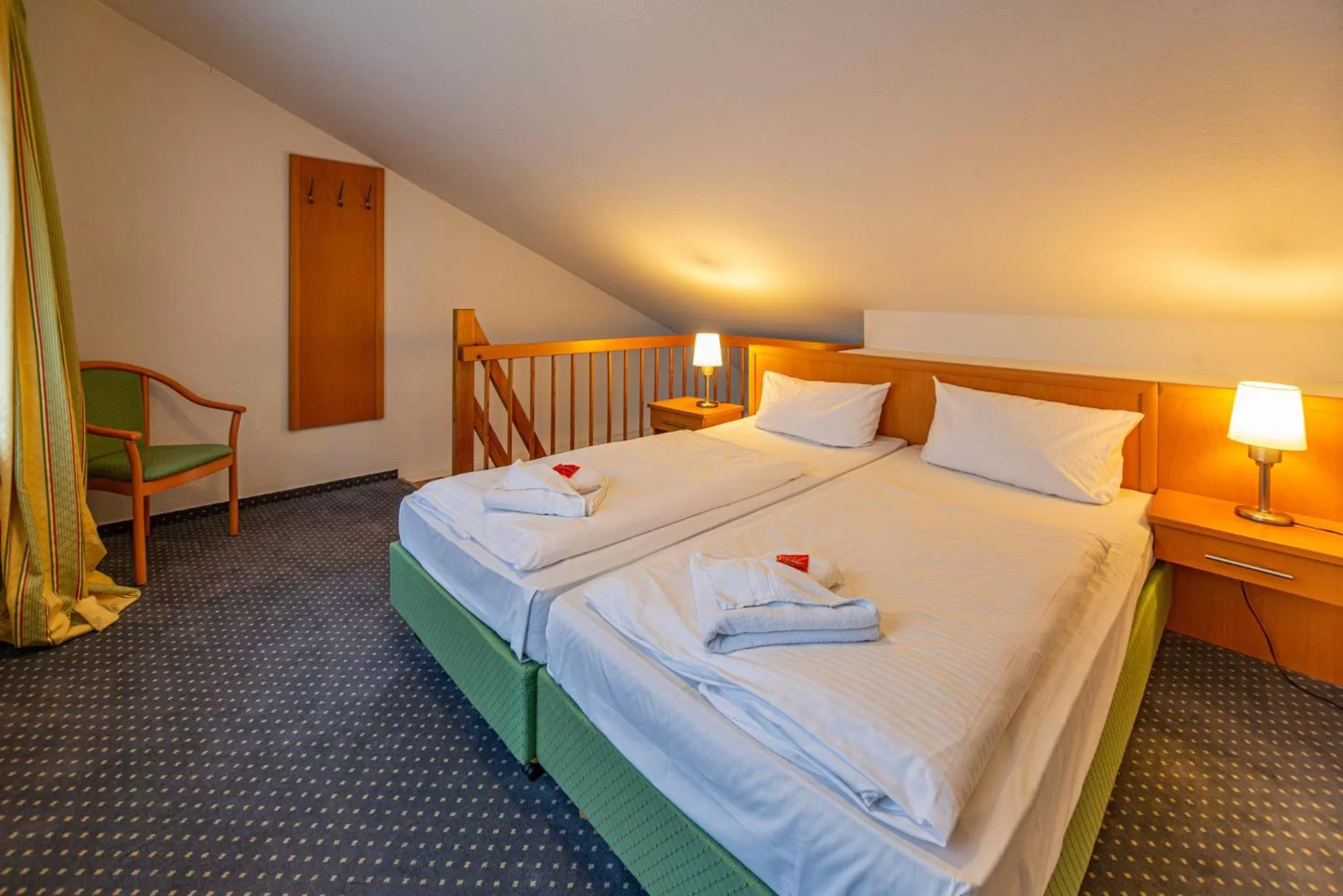 Photo of the whole room, Bed in Hotel Rostock West im "Kritzmow Park"