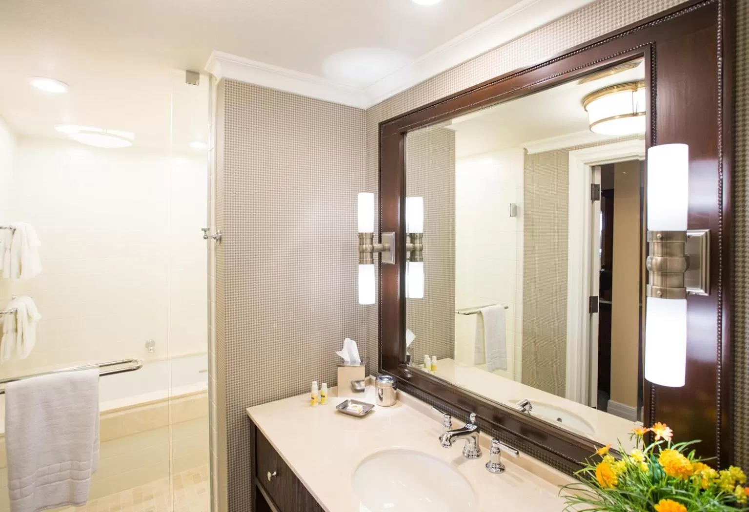 Bathroom in The Atherton Hotel at OSU