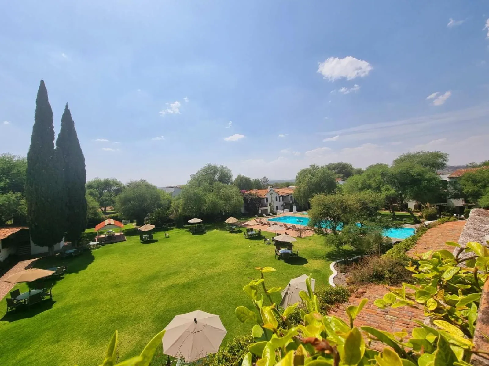 Bird's eye view in Hotel Hacienda Taboada (Aguas Termales)