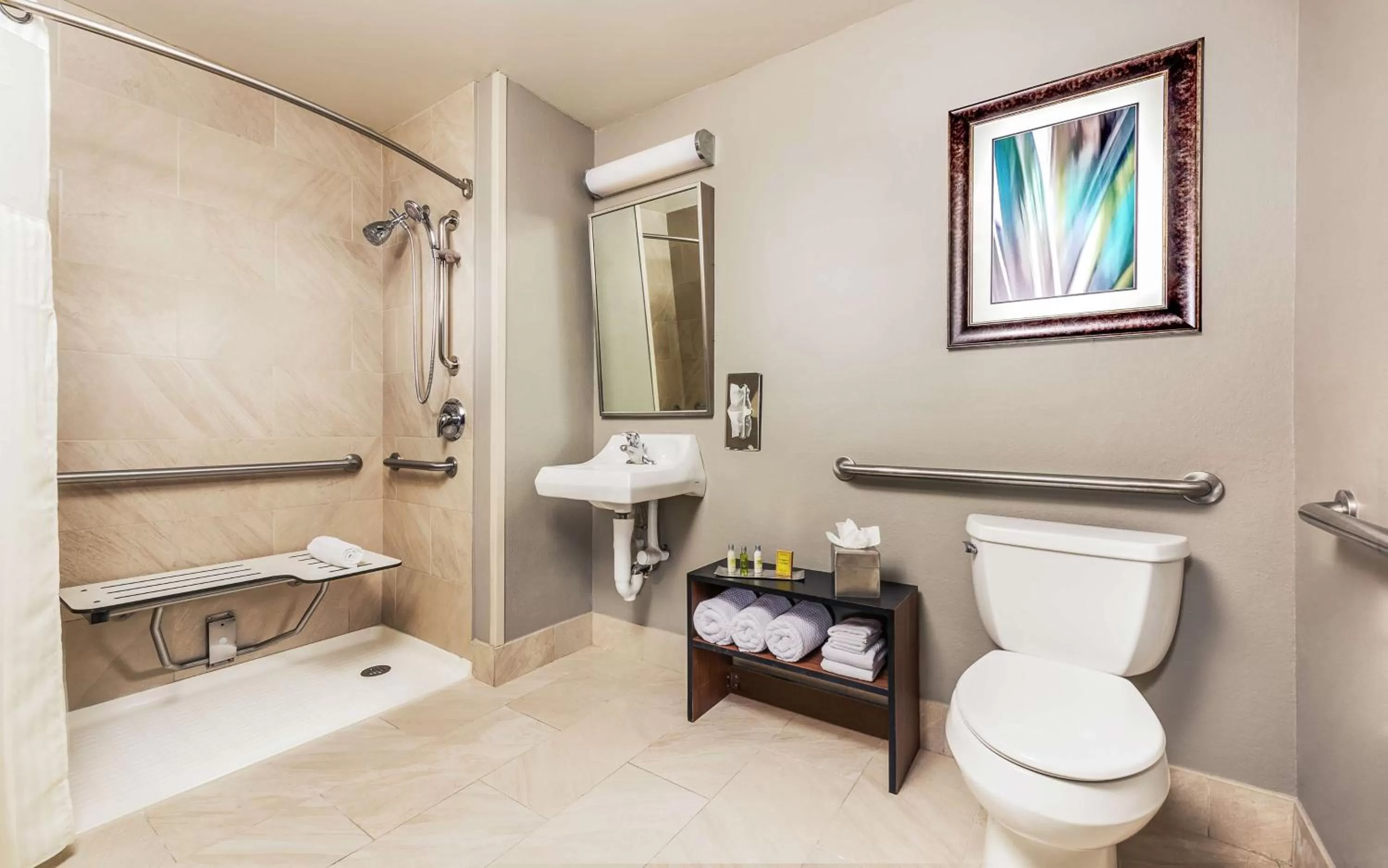 Bathroom in DoubleTree by Hilton Hotel West Palm Beach Airport