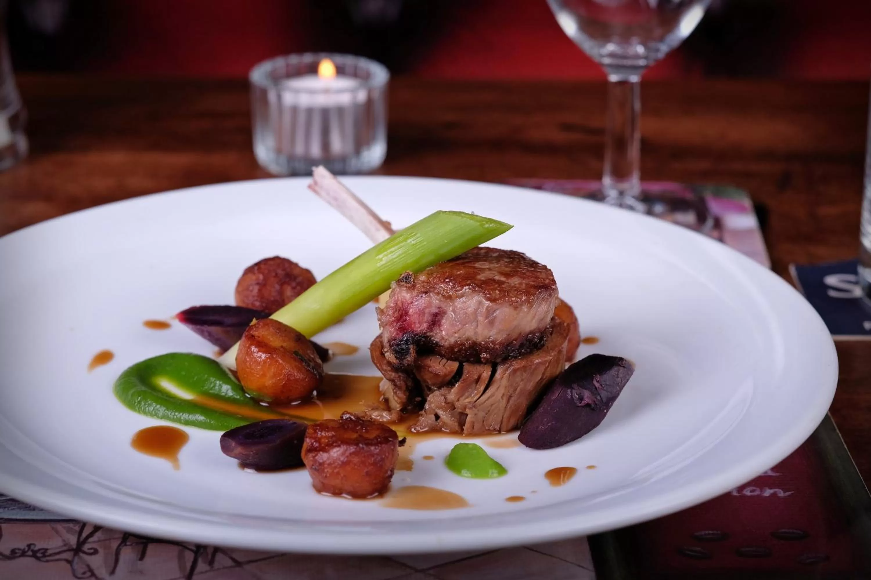 Food close-up in Rams Head Inn