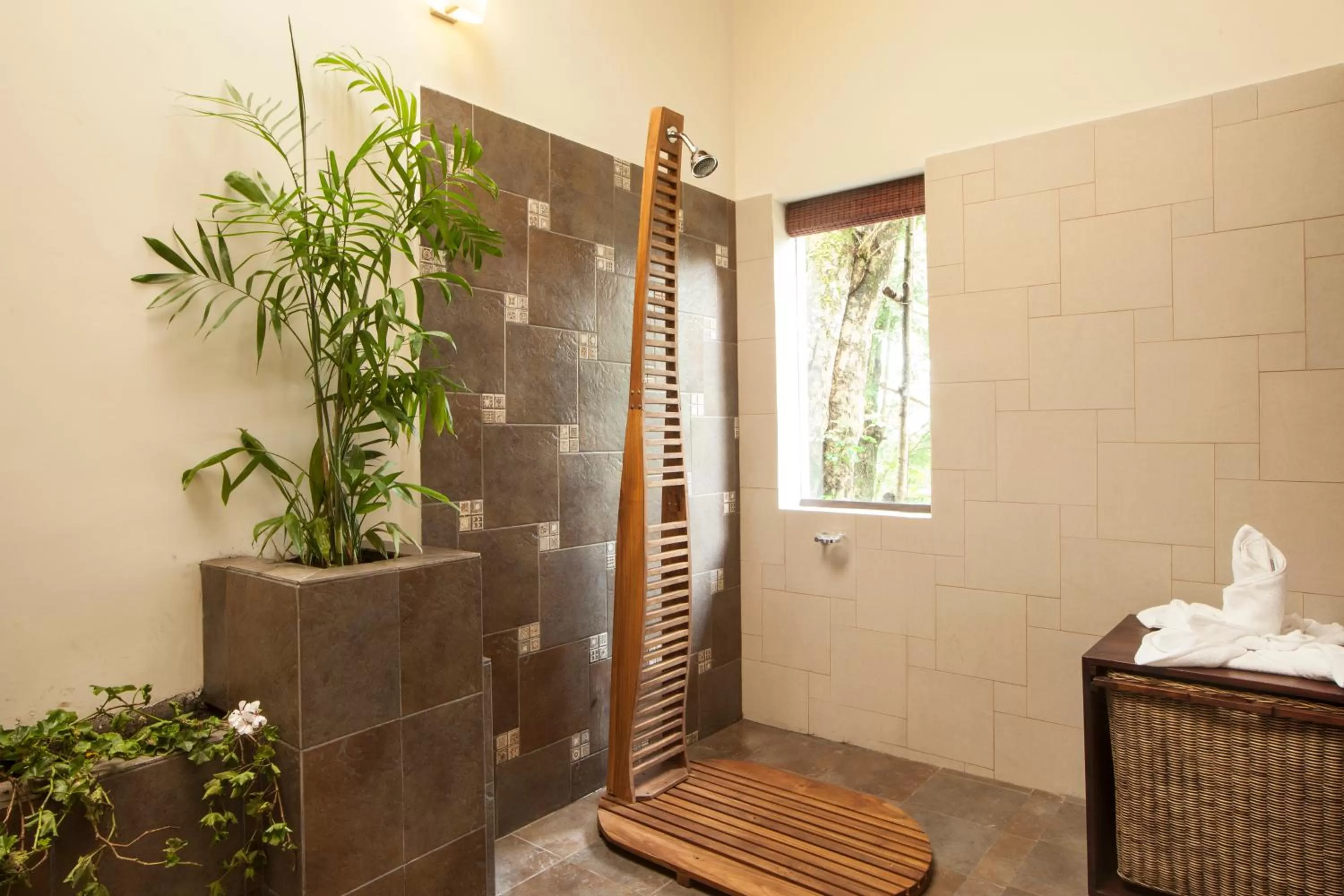 Shower in Old Kent Estates & Spa, Coorg