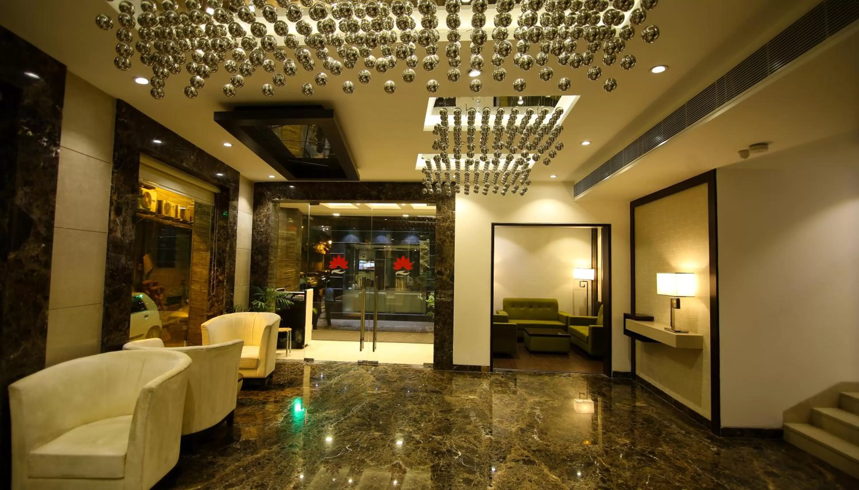 Lobby or reception in Hotel The Prime Balaji Deluxe, City Centre, With Free Airport Pickup