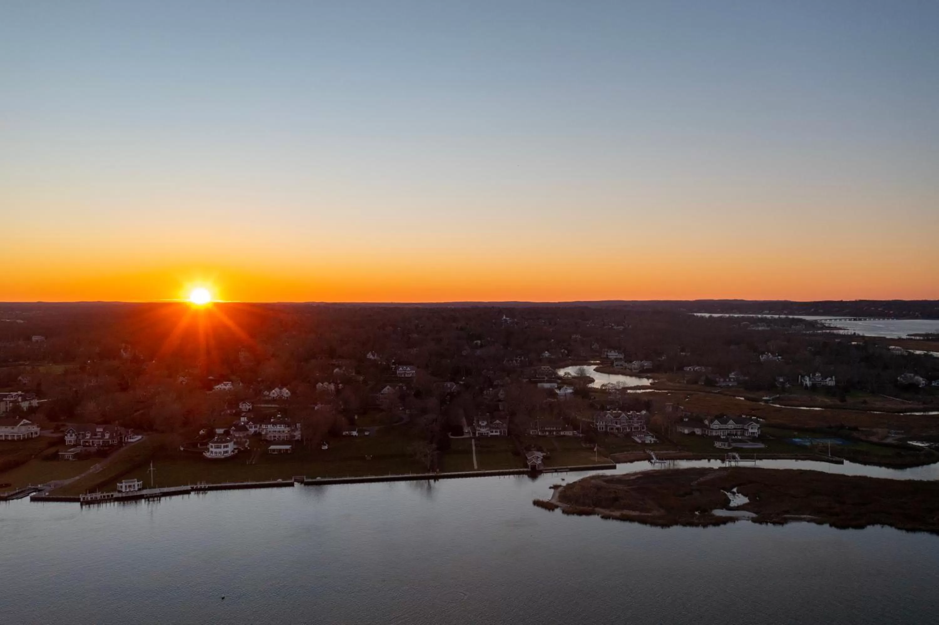 Sunset in BeachWalk at Sea Bright
