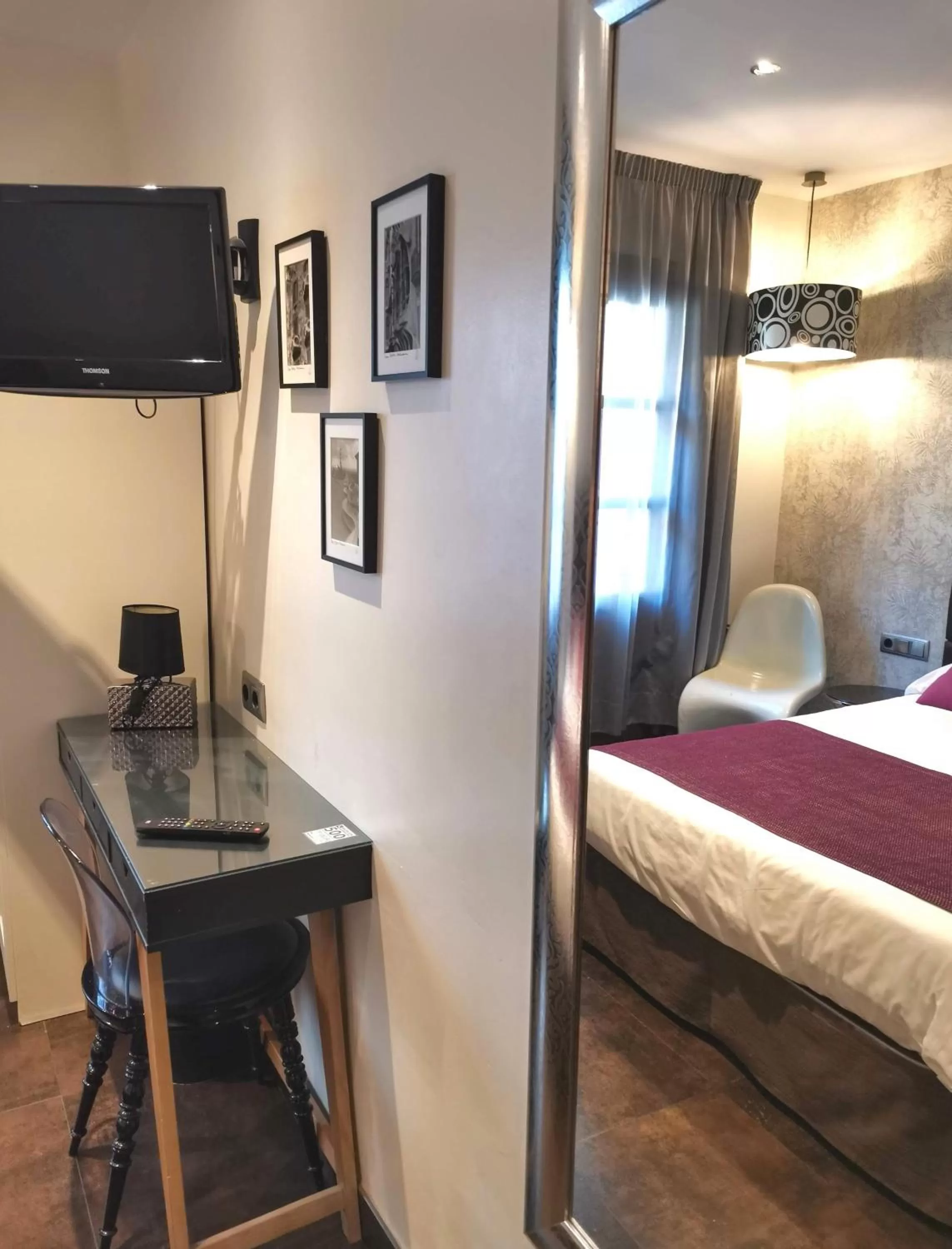 Bed in Hotel Lloret Ramblas