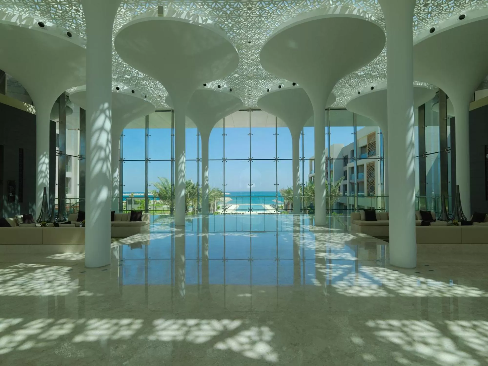 Lobby or reception in Kempinski Hotel Muscat